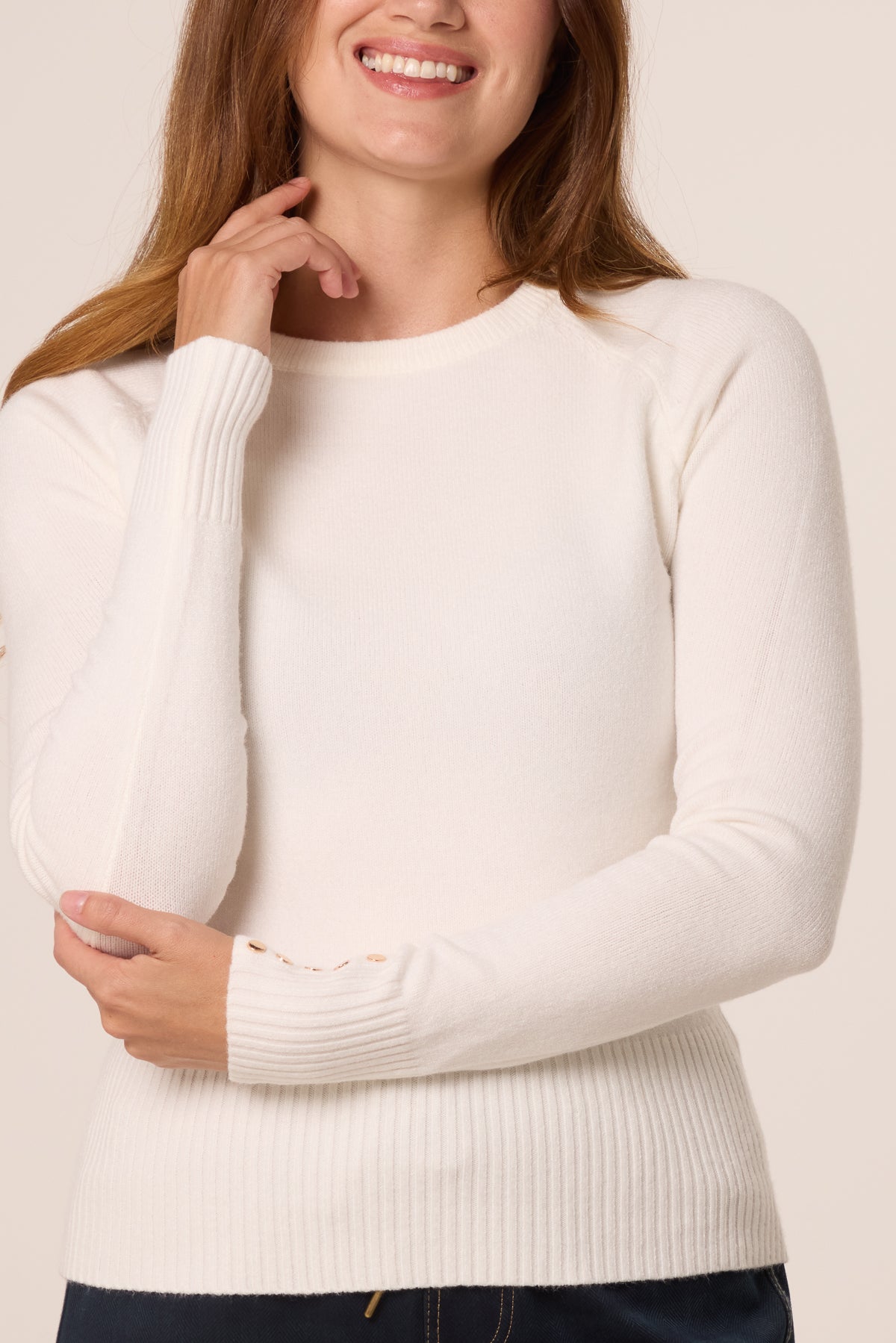 Essential Round Neck Knit Top