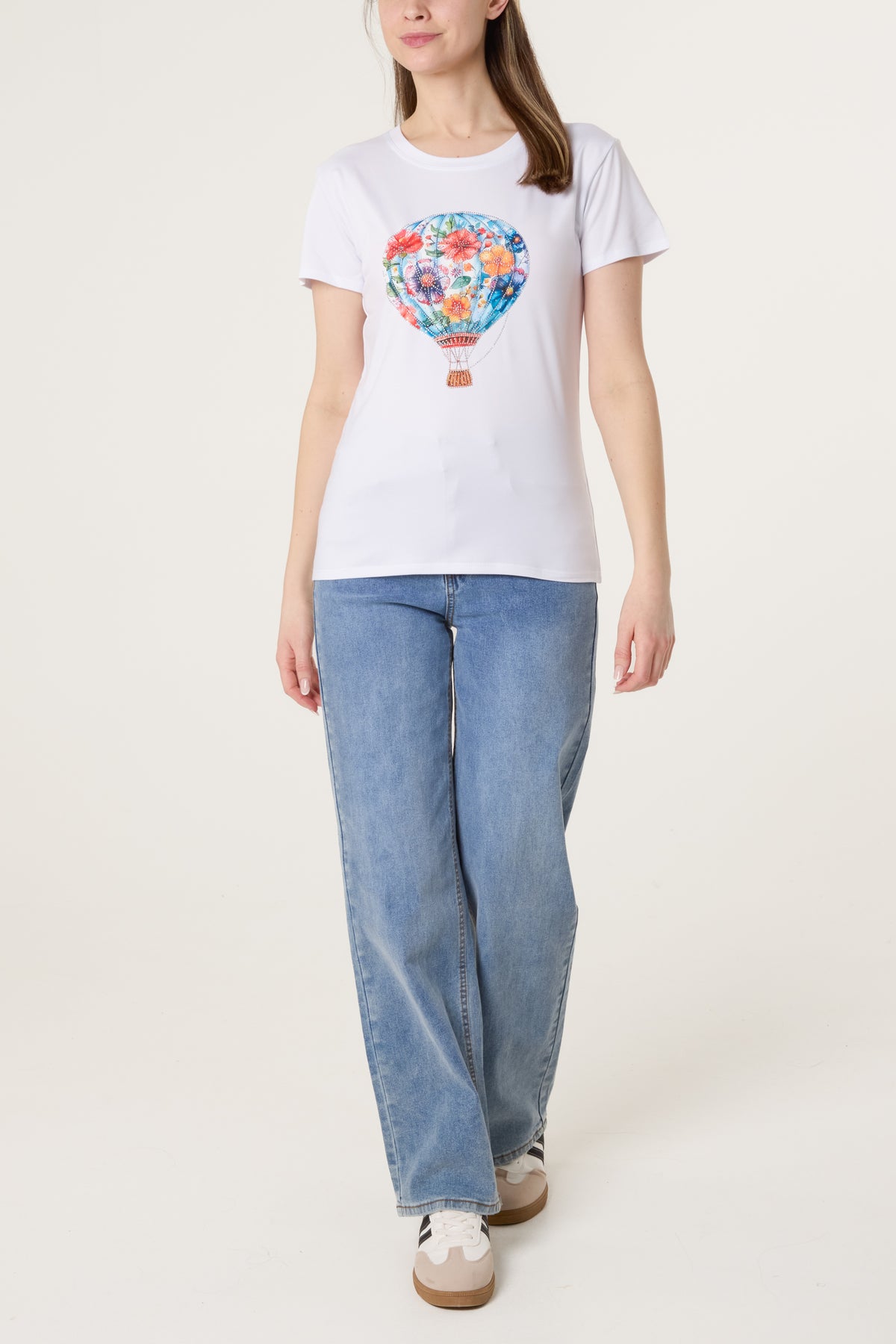 Embellished Hot Air Balloon T-Shirt