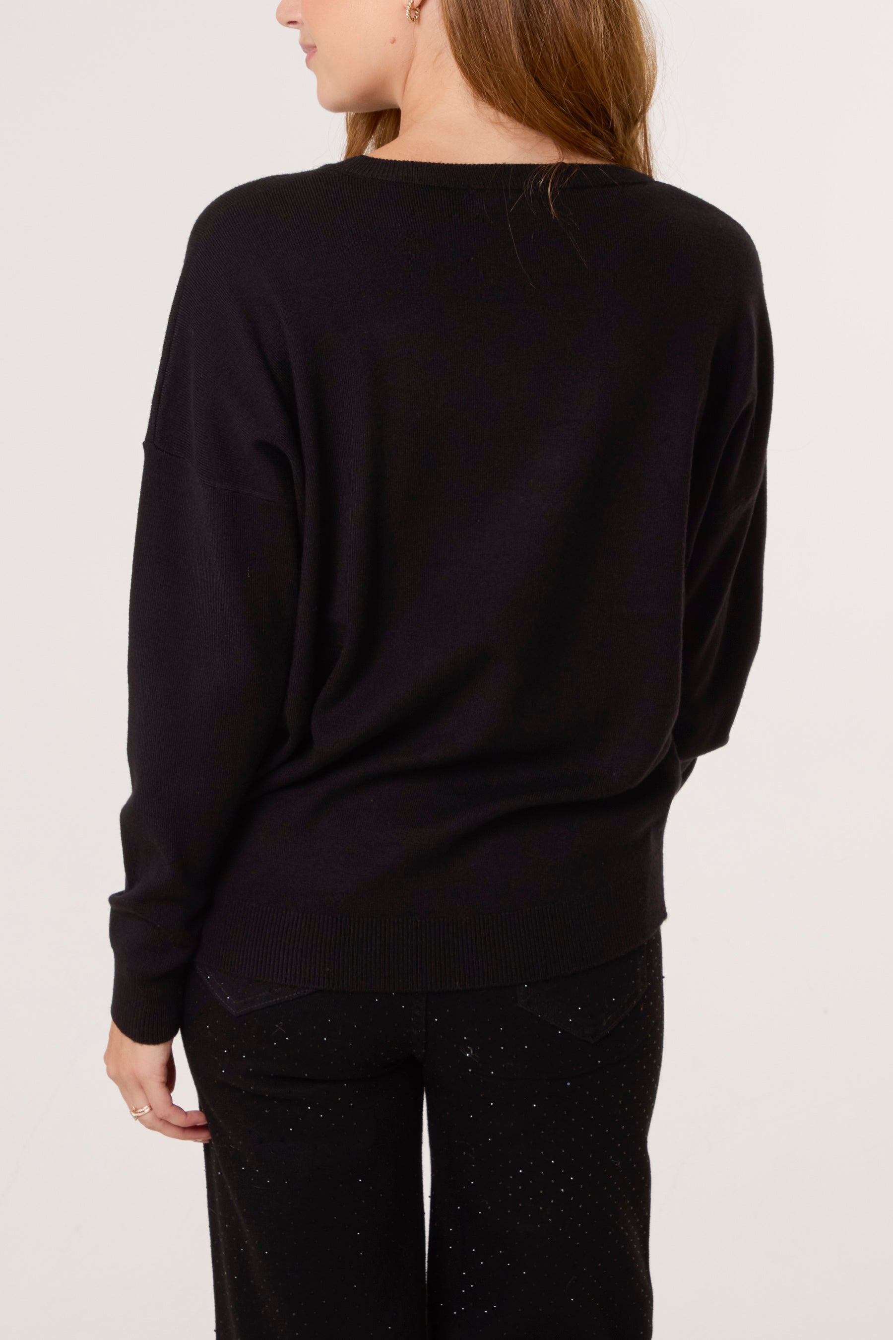 Sequin Cat On A Bike Christmas Jumper
