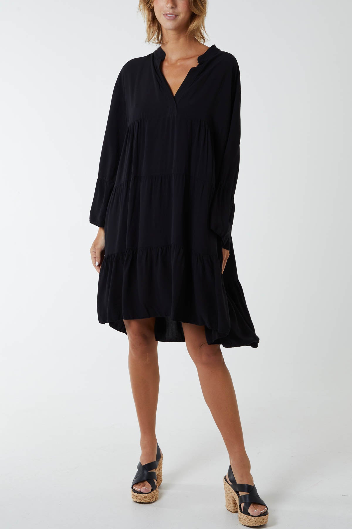 Flare Smock Dress