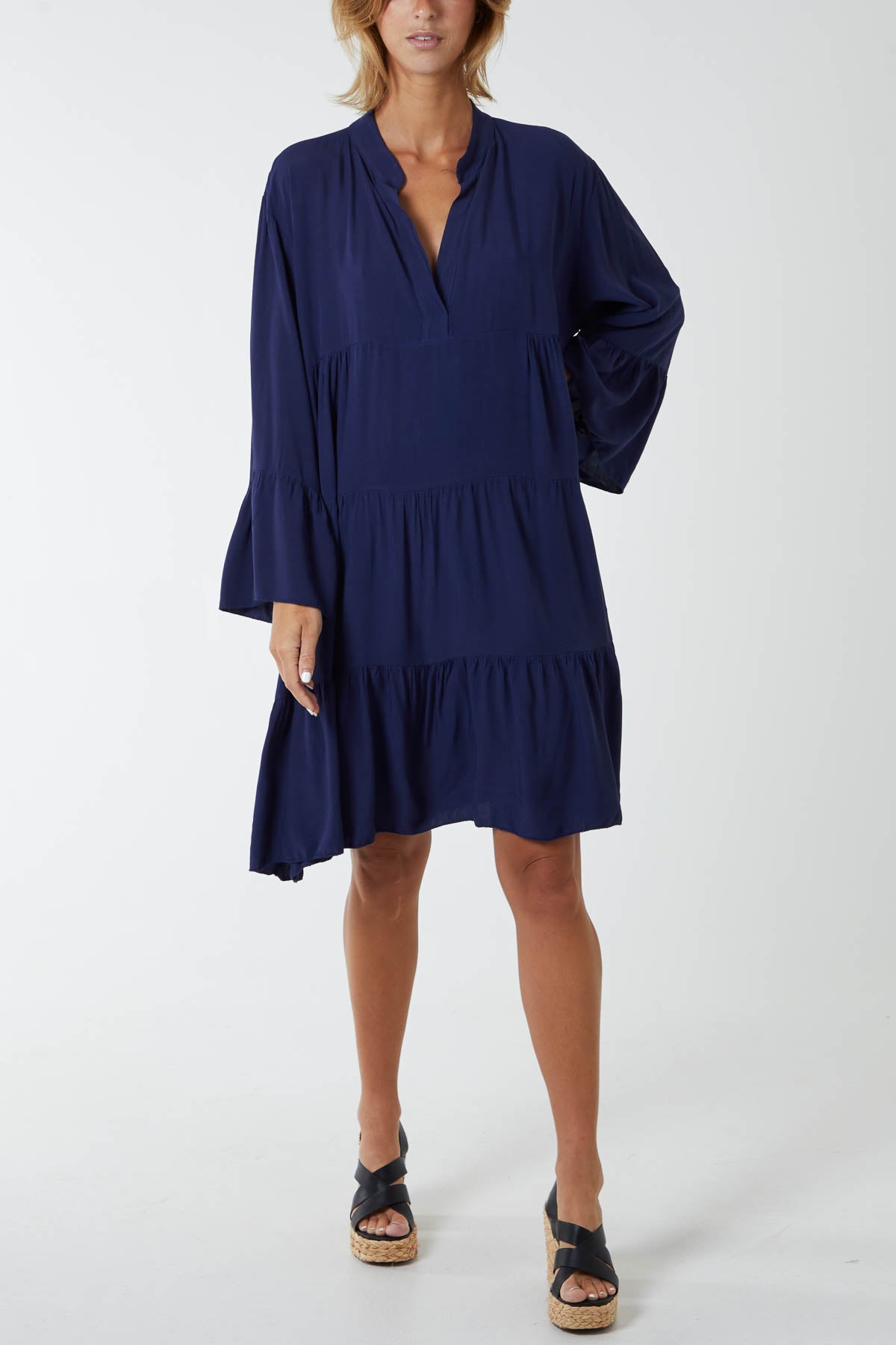 Flare Smock Dress
