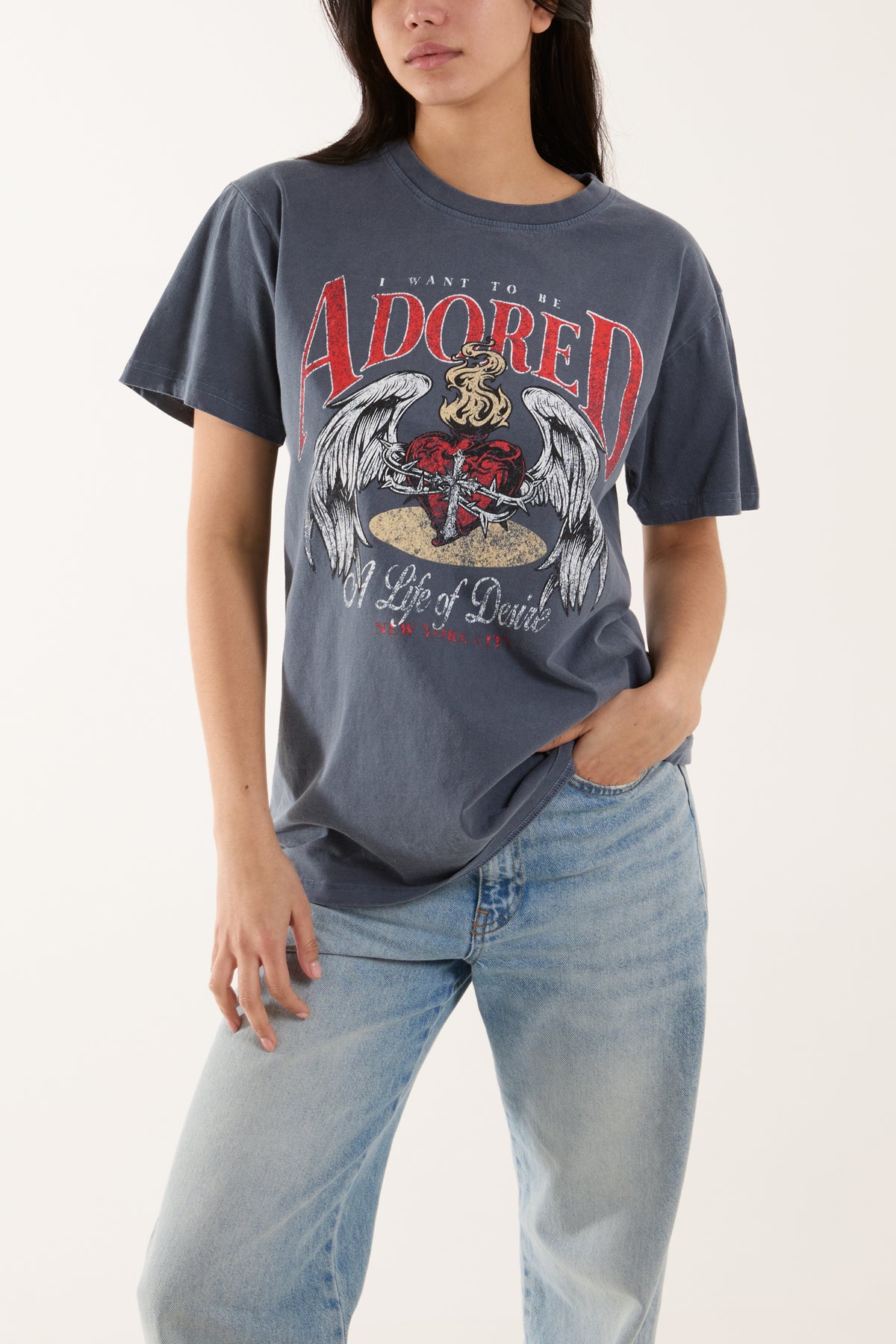 Adored Print T-Shirt
