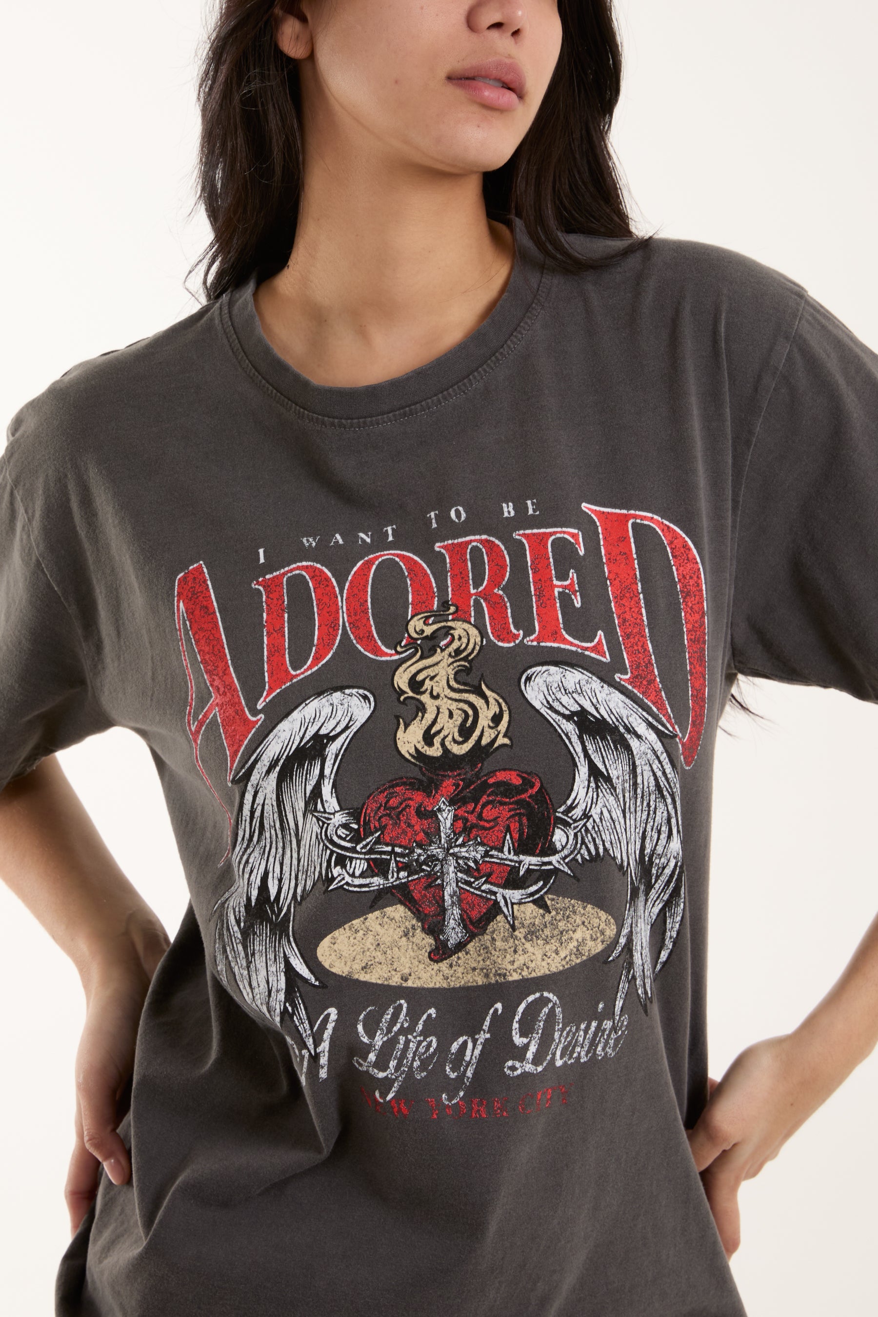 Adored Print T-Shirt