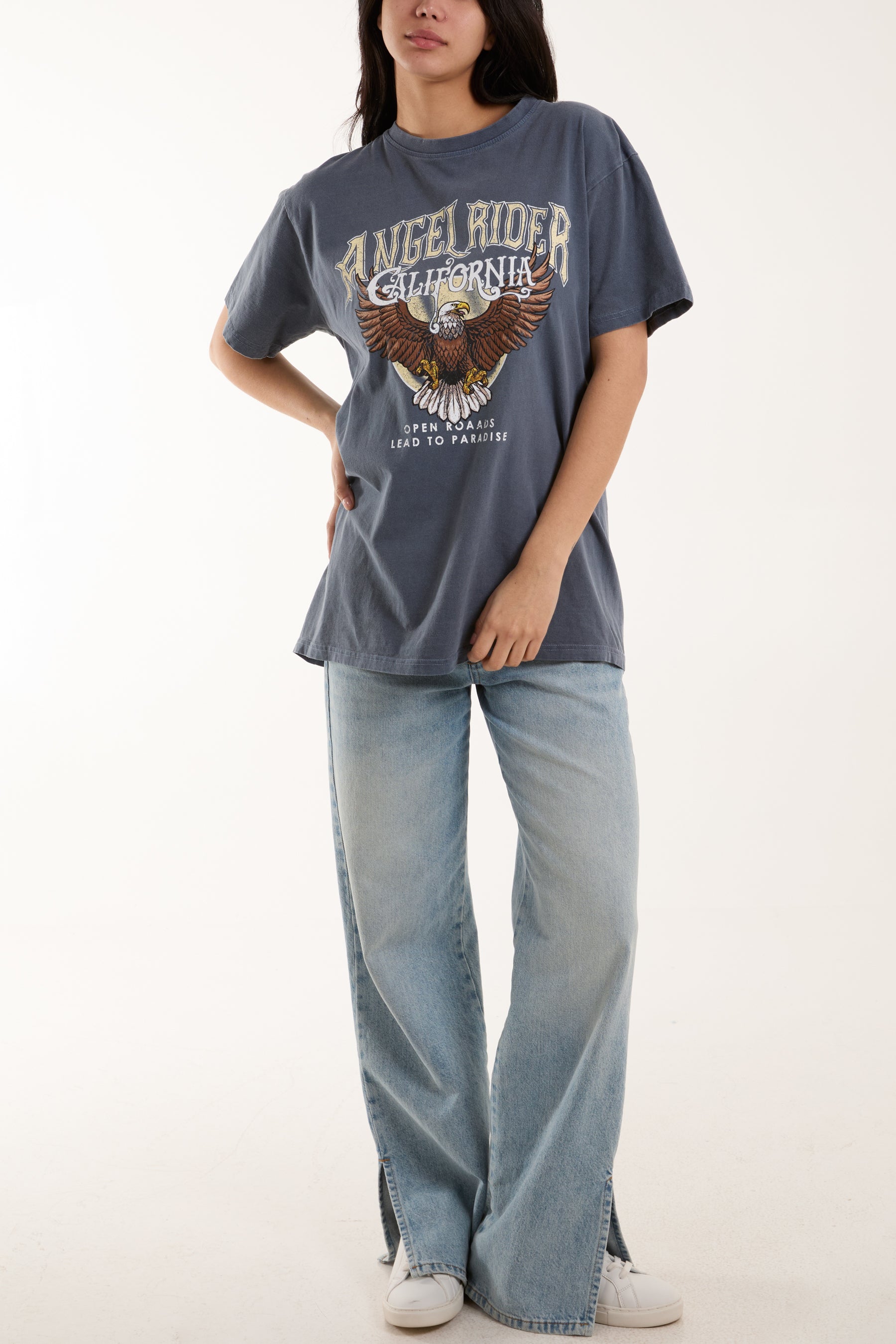 Angel Rider Print T-Shirt