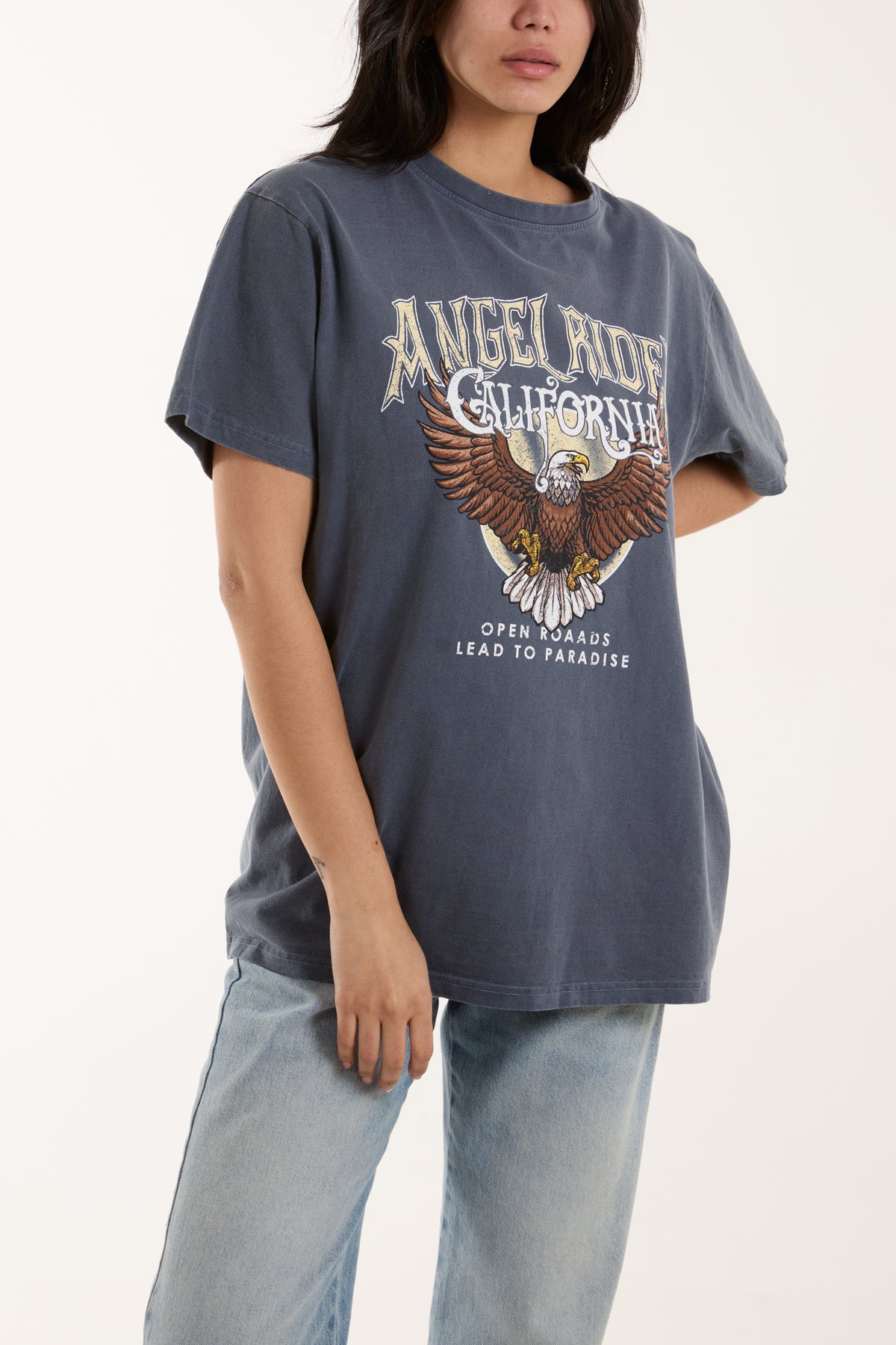 Angel Rider Print T-Shirt