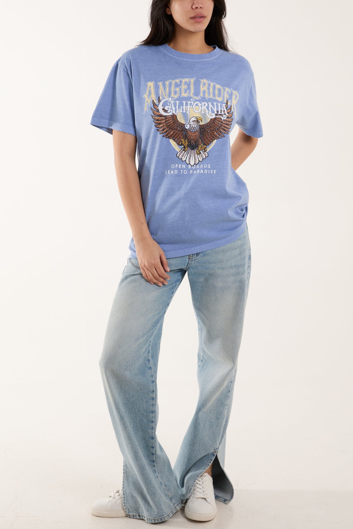 Angel Rider Print T-Shirt