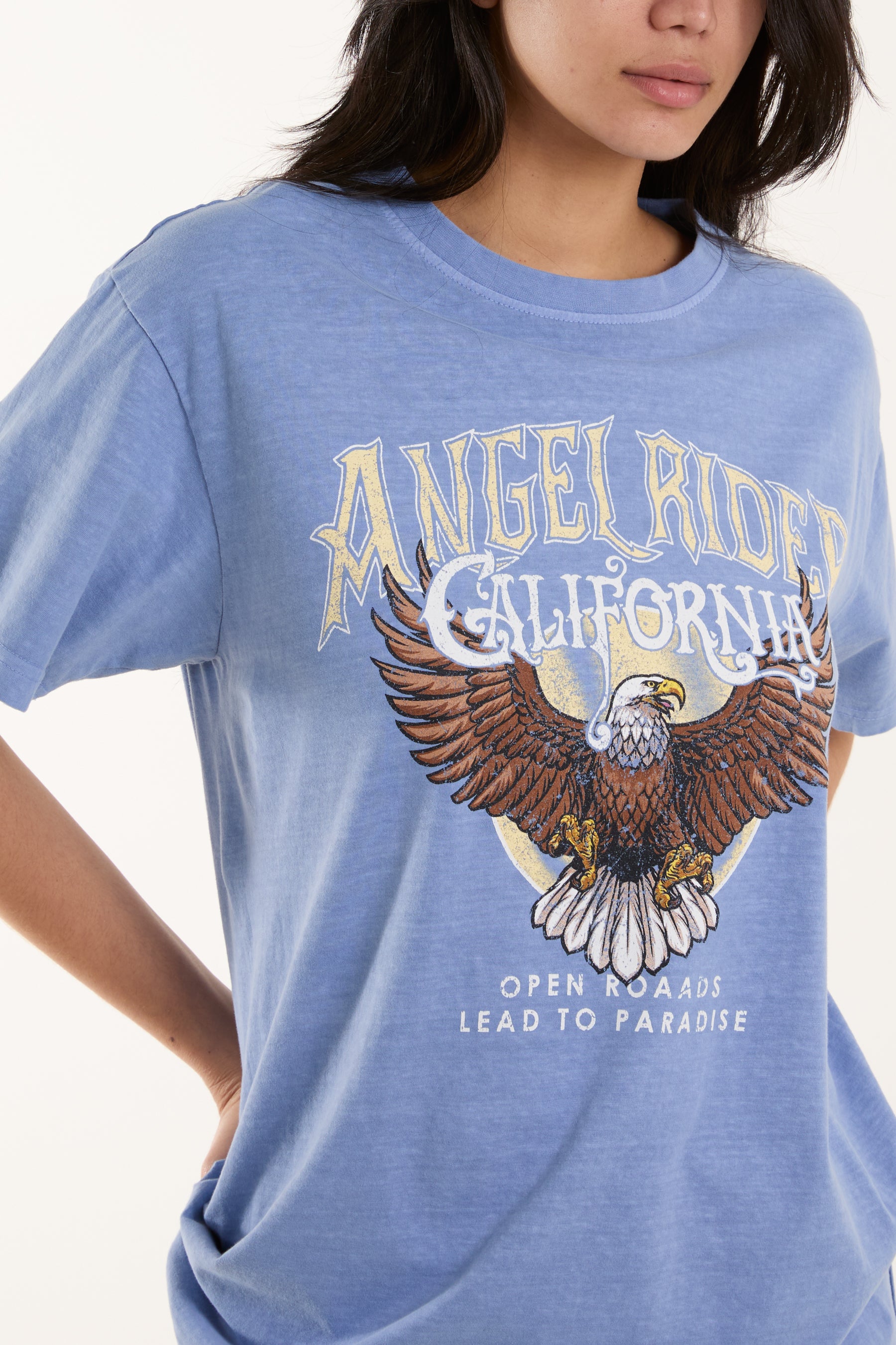 Angel Rider Print T-Shirt
