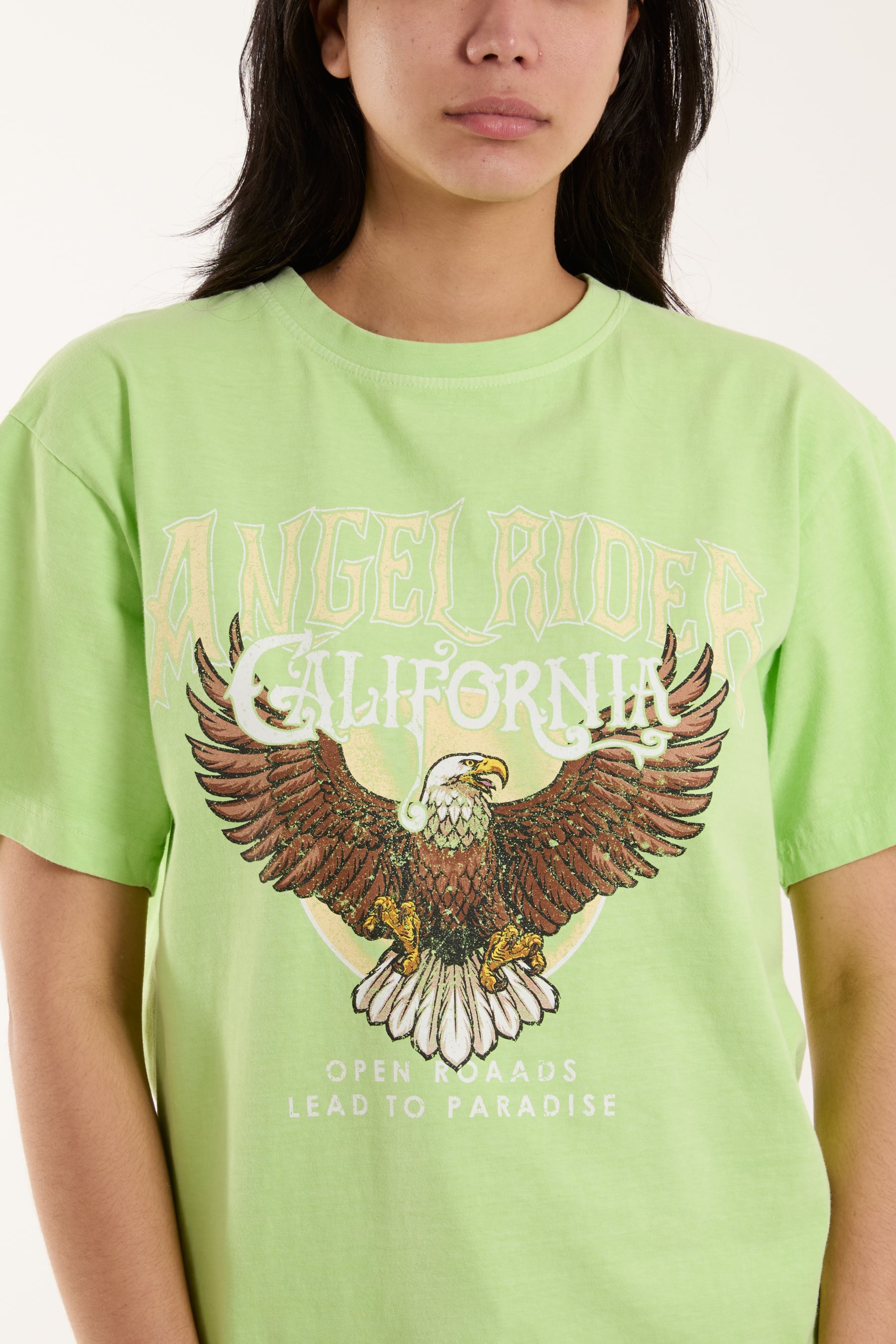 Angel Rider Print T-Shirt