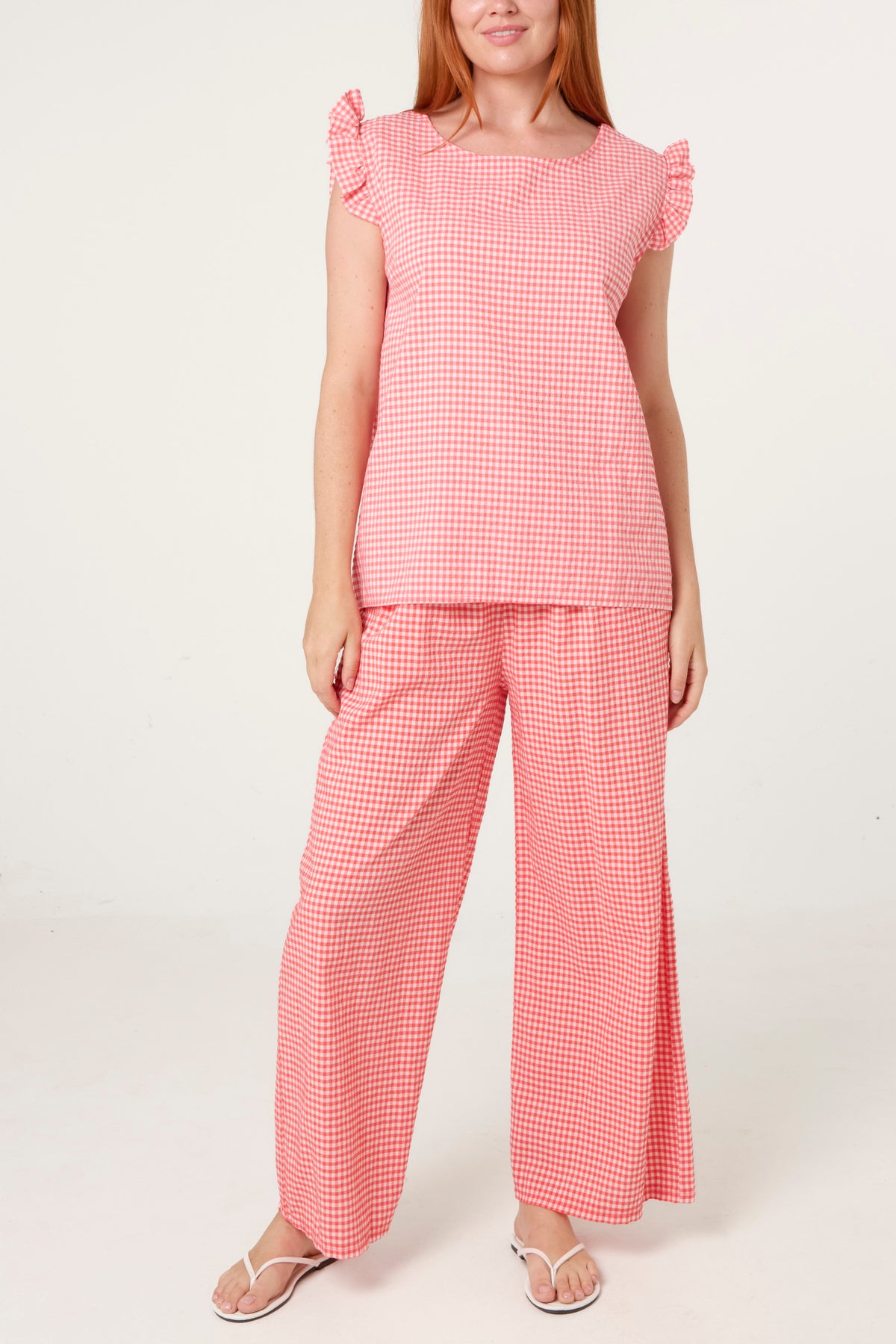 Two Piece Gingham Set