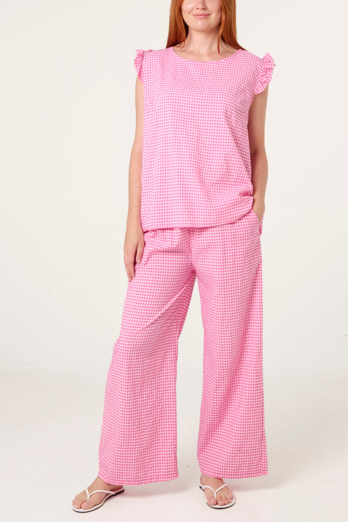 Two Piece Gingham Set