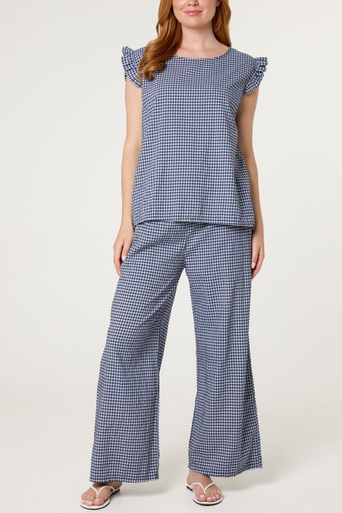 Two Piece Gingham Set