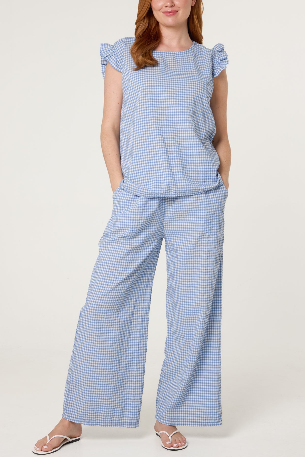 Two Piece Gingham Set