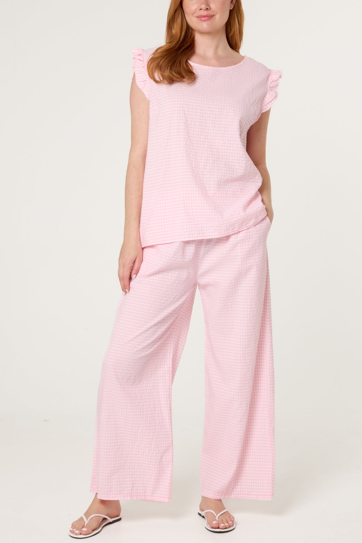 Two Piece Gingham Set