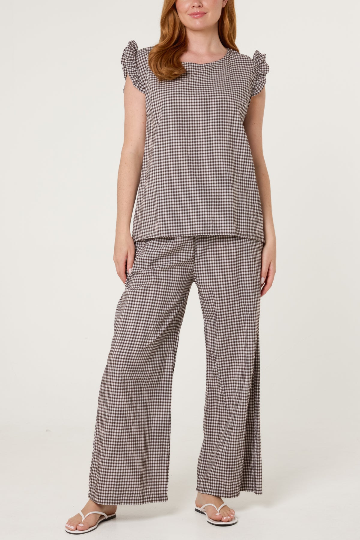 Two Piece Gingham Set