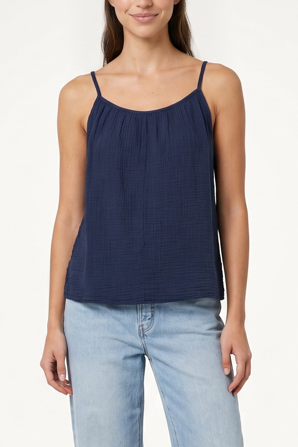 Cheesecloth Strappy Cotton Top