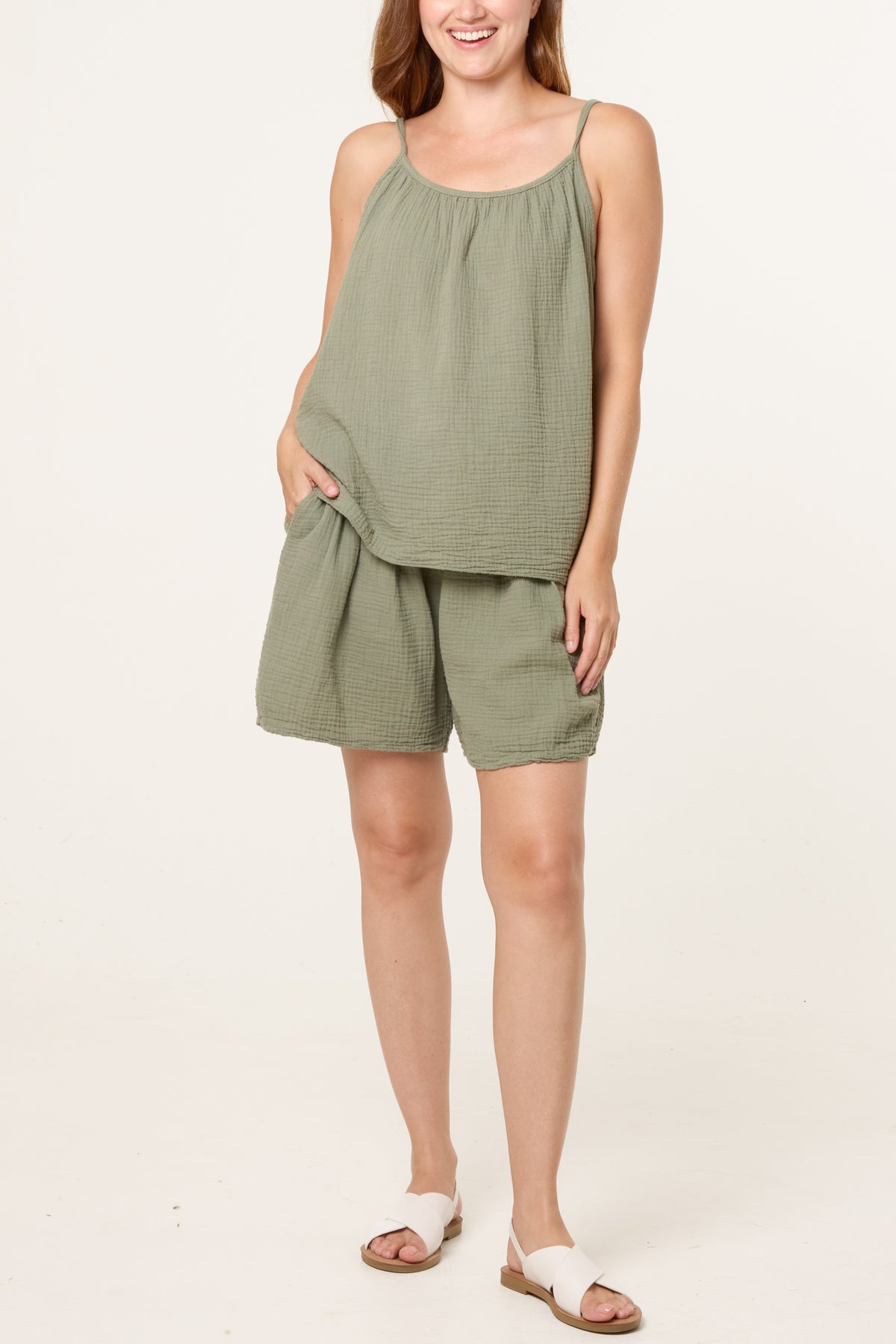 Essential Strappy Top & Short Co-Ord Set