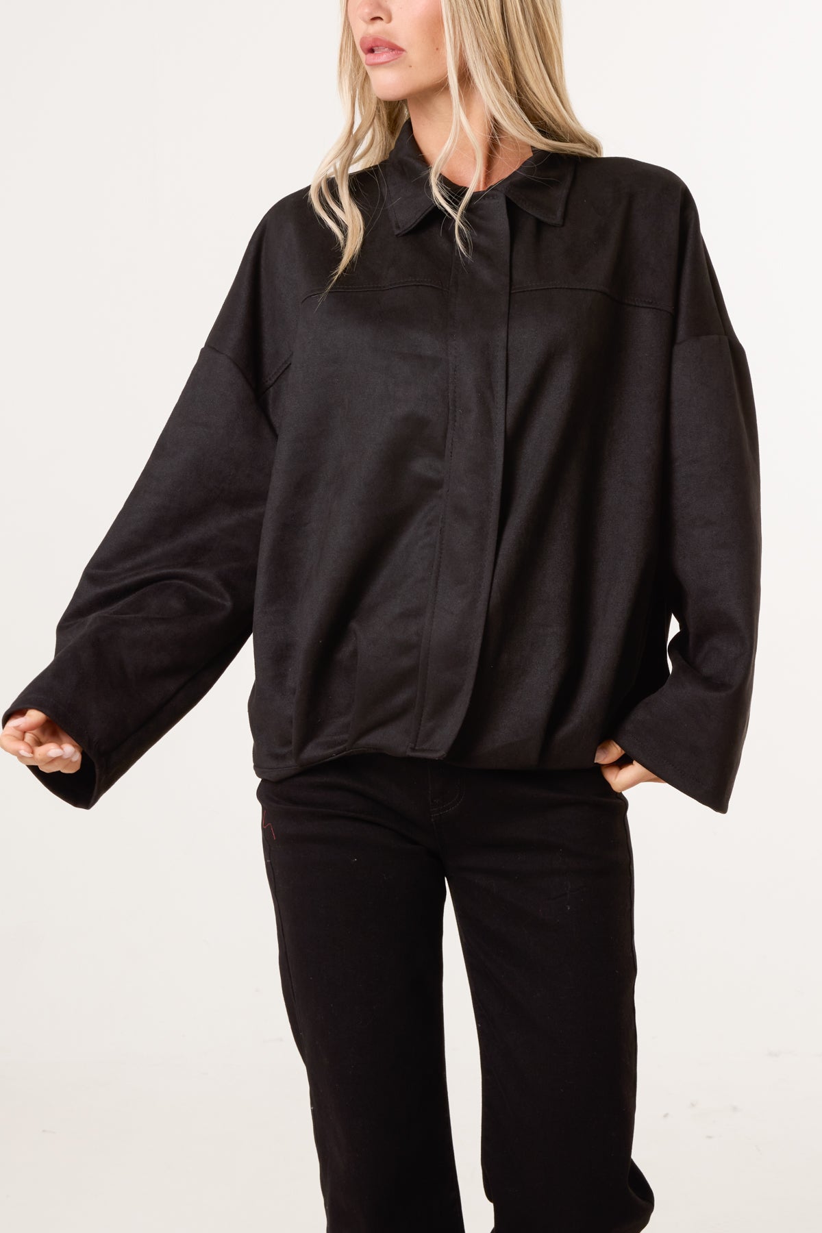 Zip Through Balloon Jacket