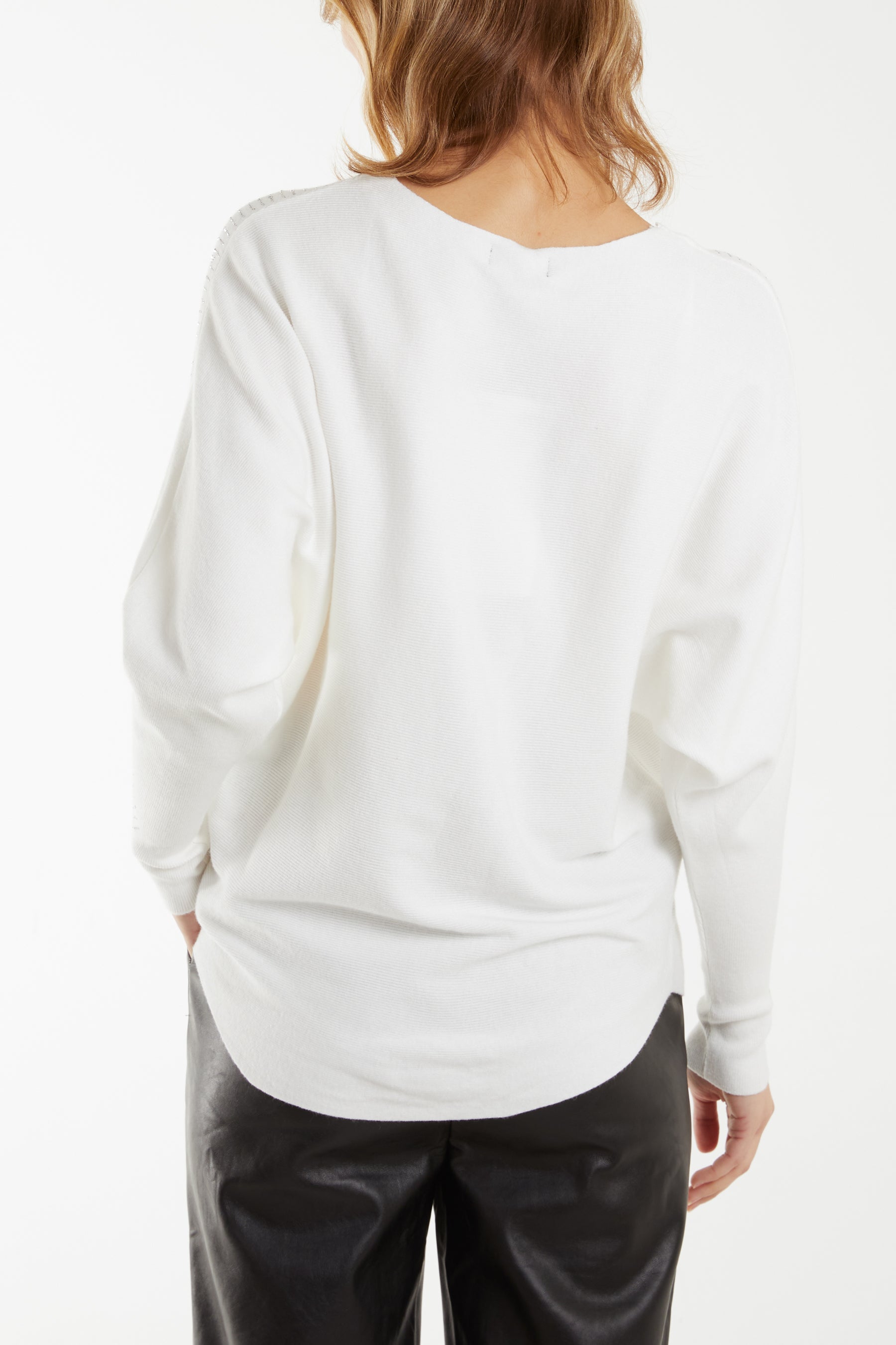 Zig Zag Embellished Jumper