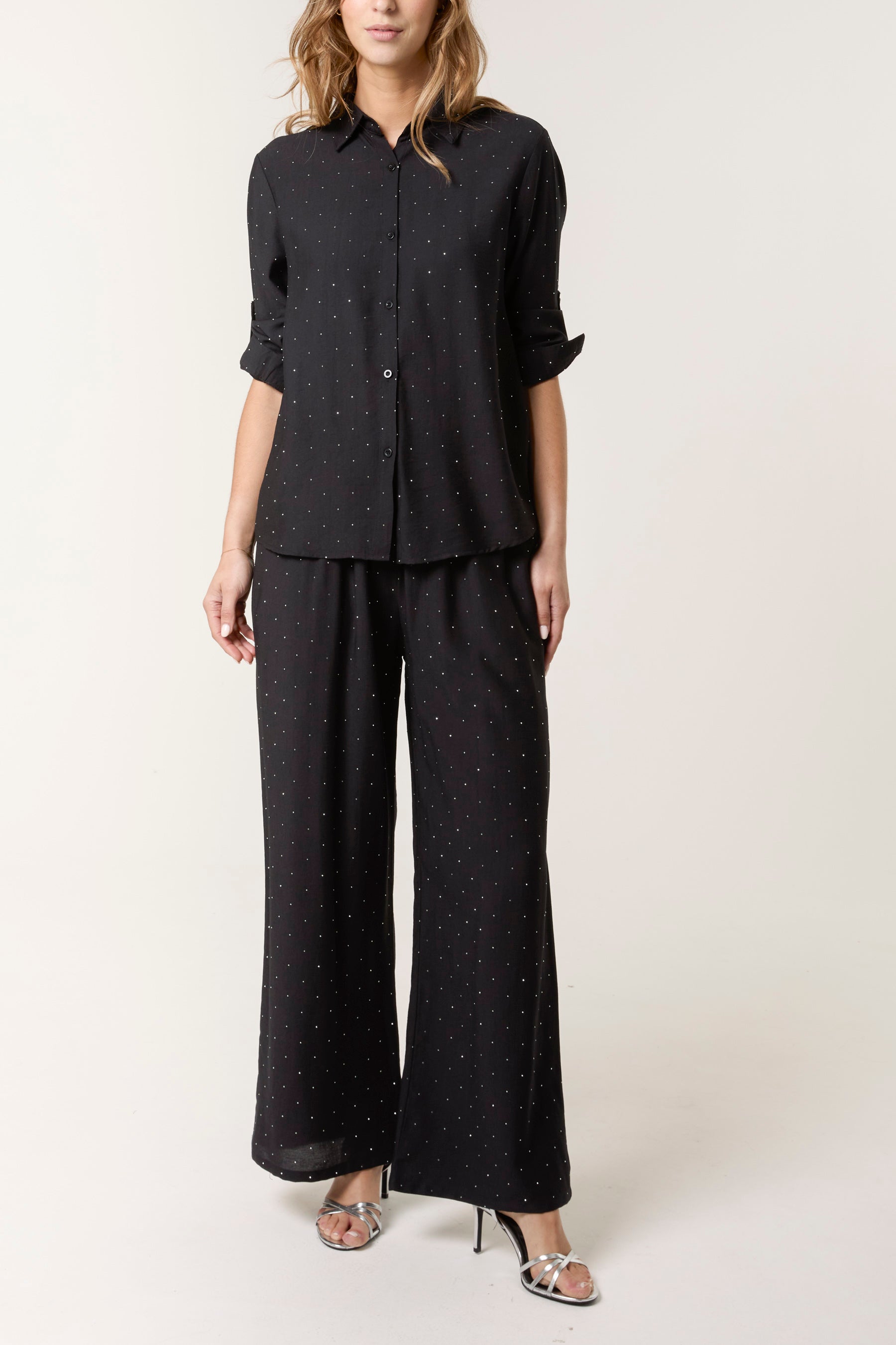Sparkly Shirt & Trouser Co-Ord Set