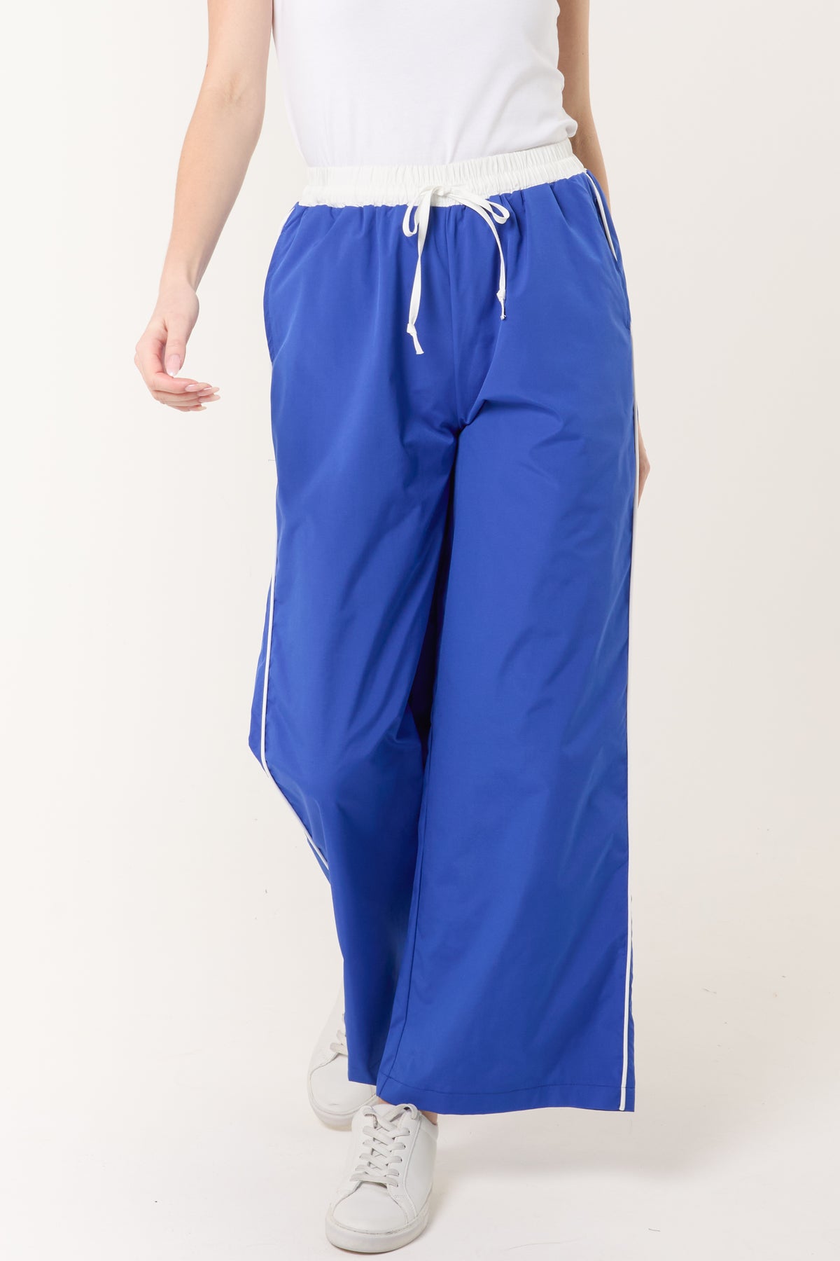 Elasticated Side Stripe Tracksuit Bottoms