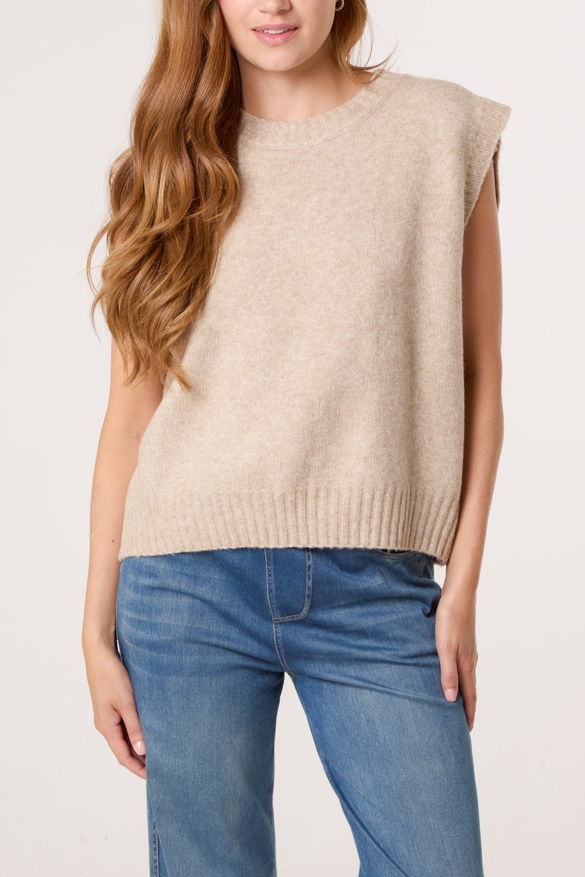 Open Back Knot Knitted Vest