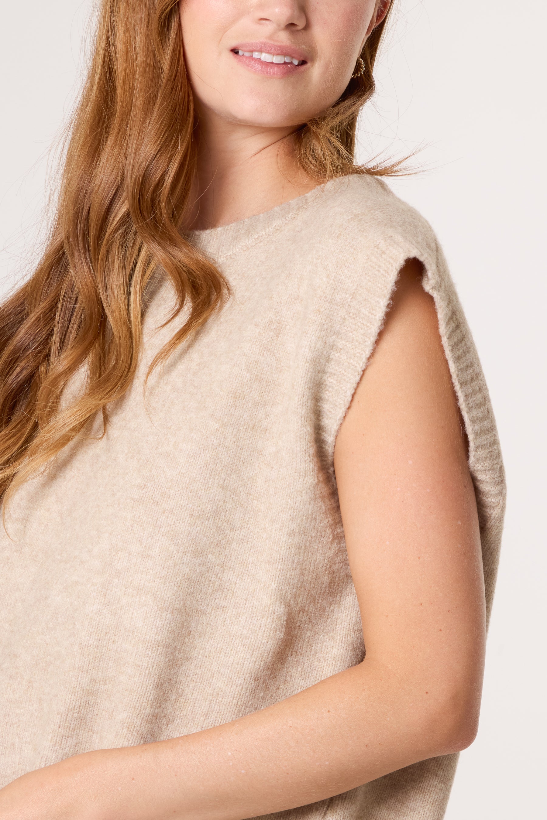 Open Back Knot Knitted Vest