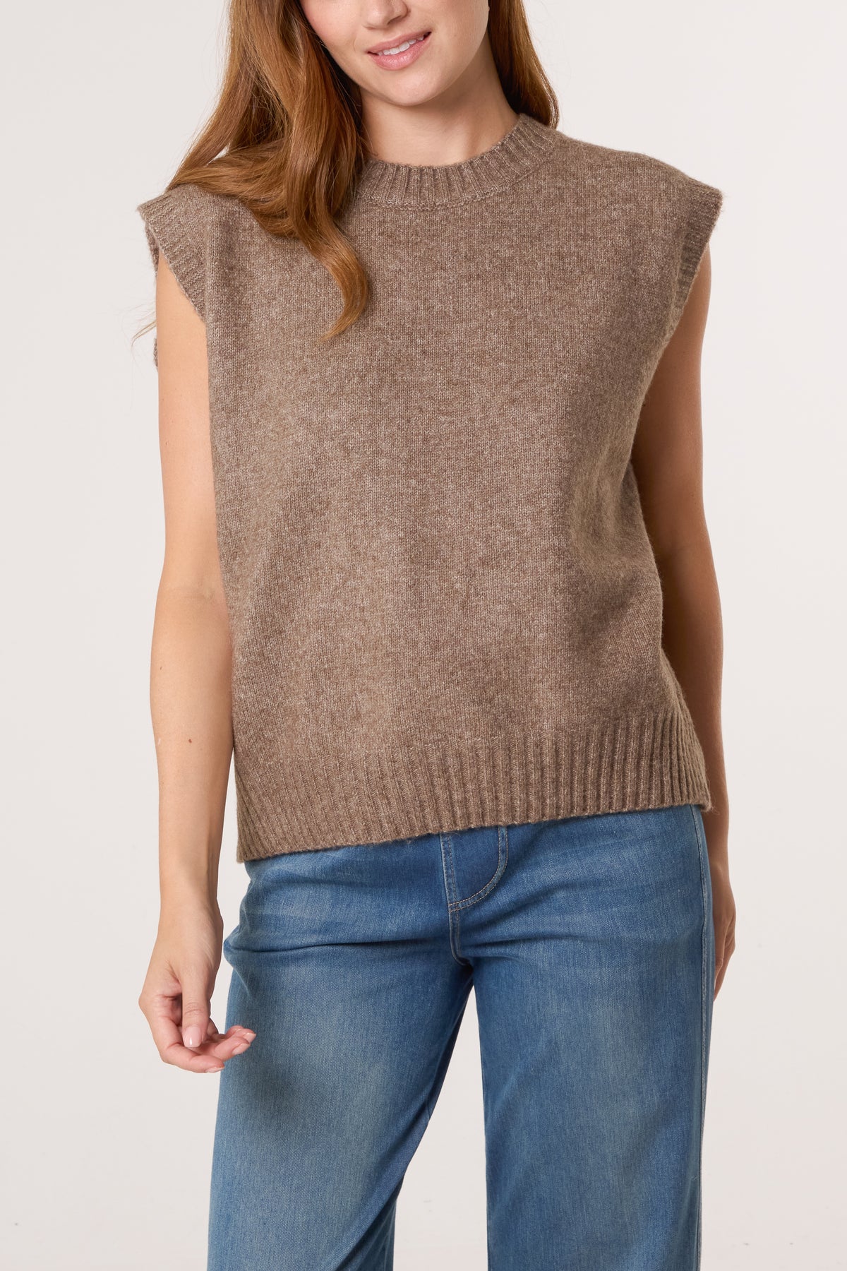 Open Back Knot Knitted Vest