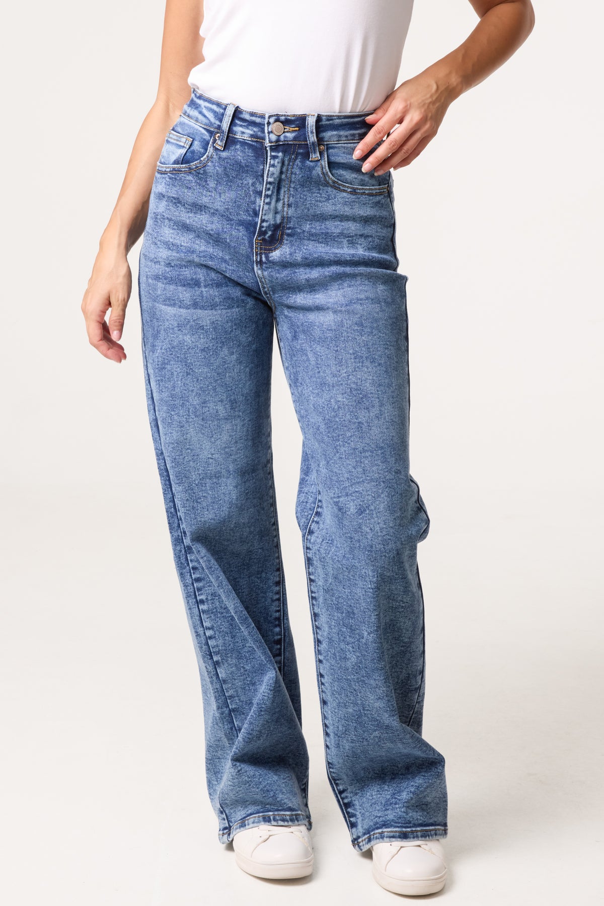 Washed Super Starched Jeans
