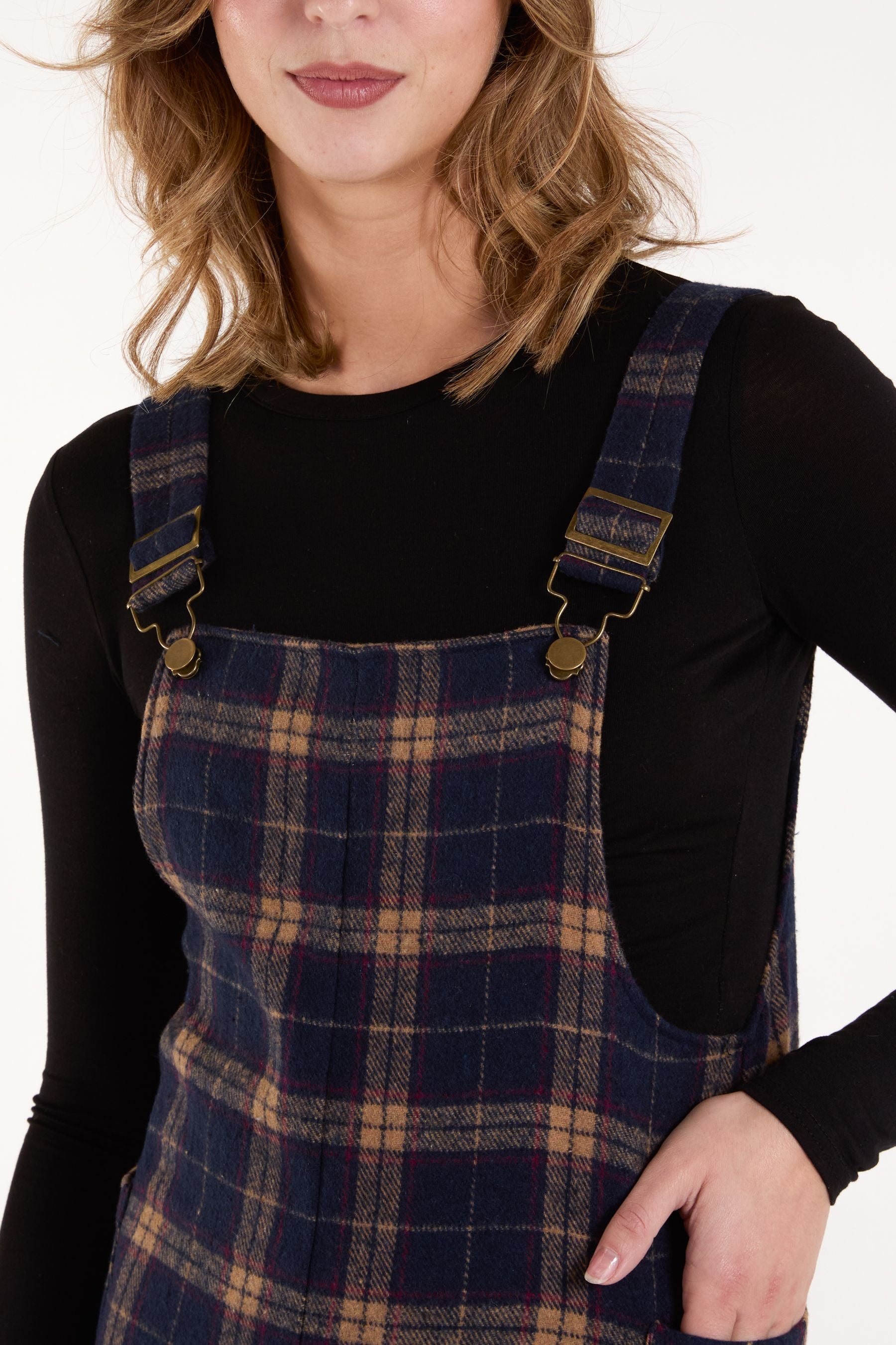 Checked Pocket Pinafore