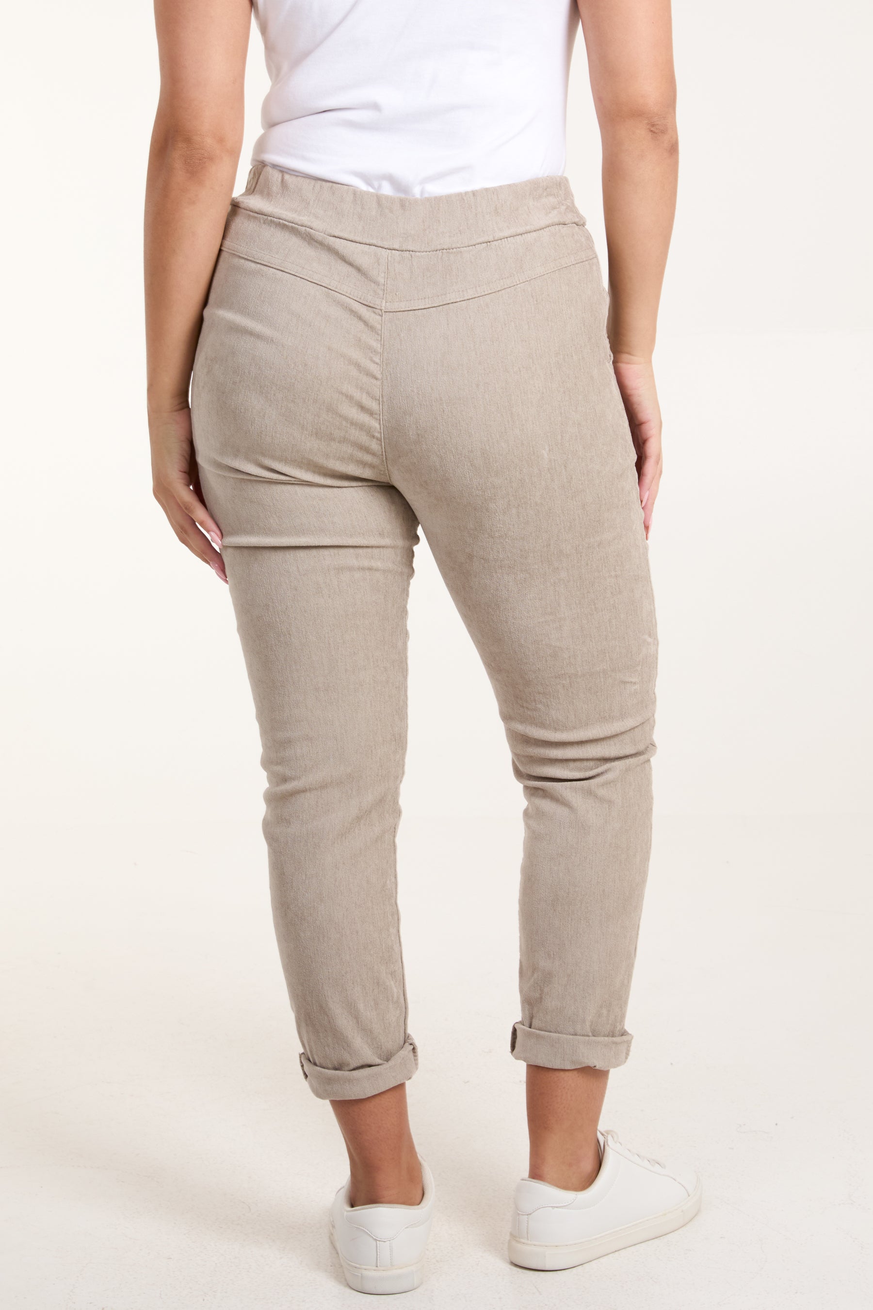 Corduroy Magic Drawstring Trousers