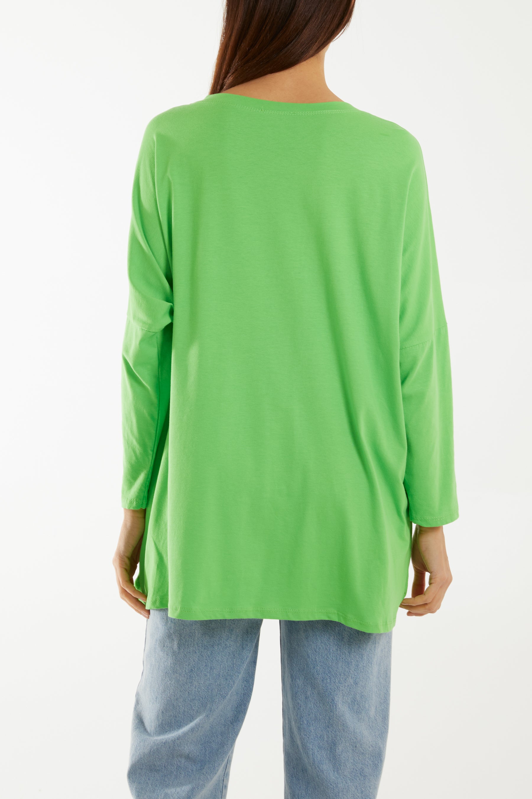 Multicolour Fluffy Daisy Long Sleeve Top