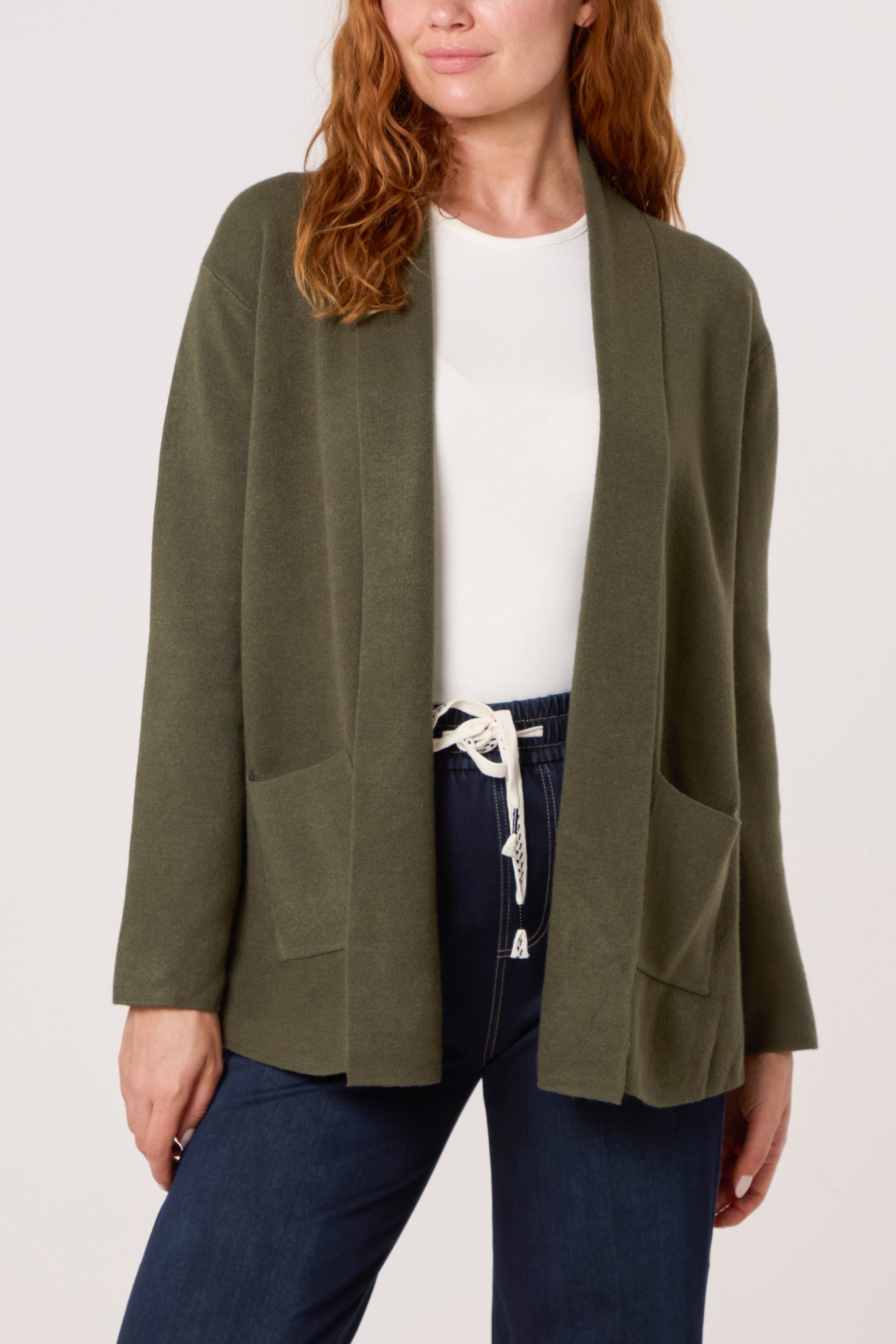 Pocket Detail Knit Cardigan