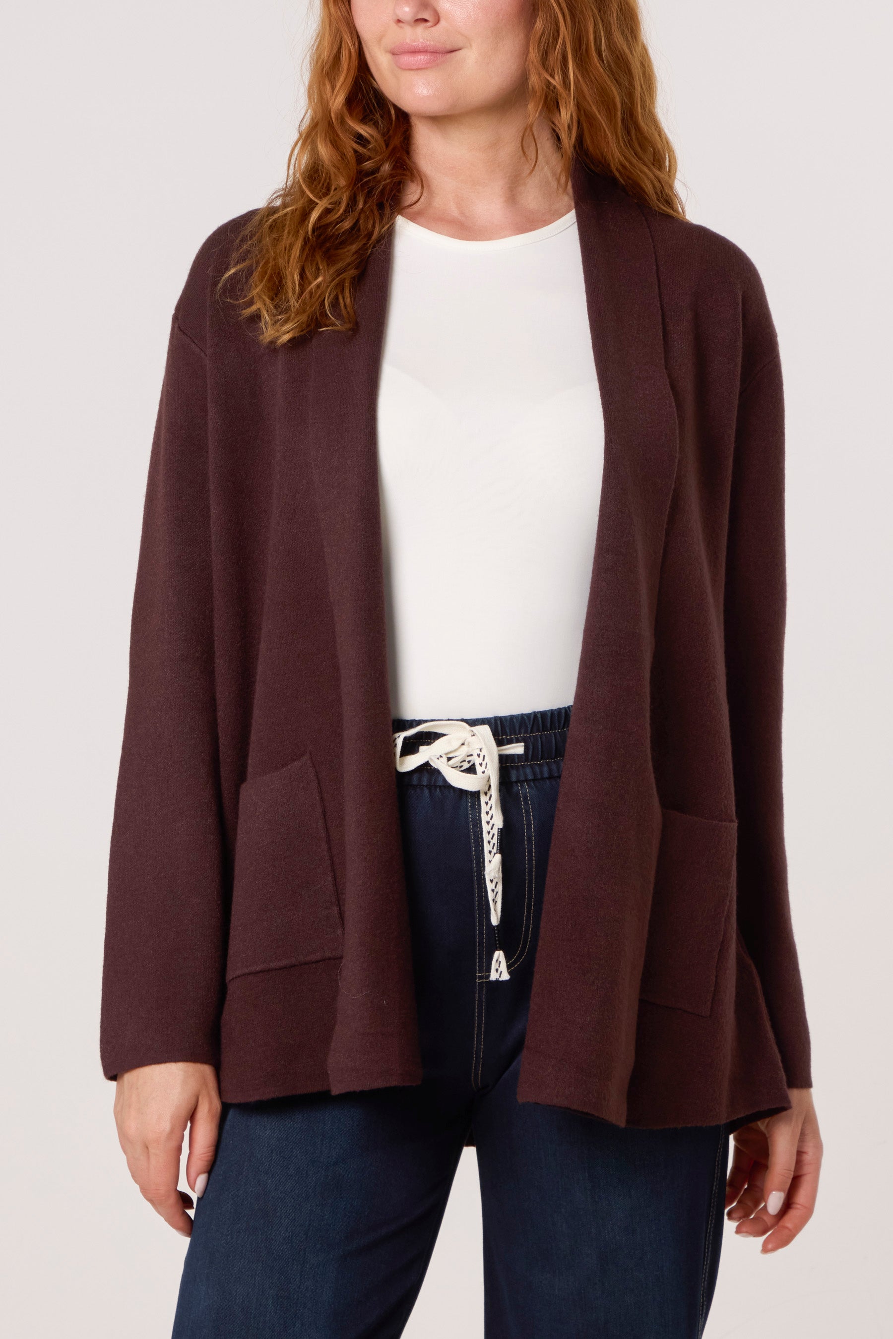 Pocket Detail Knit Cardigan