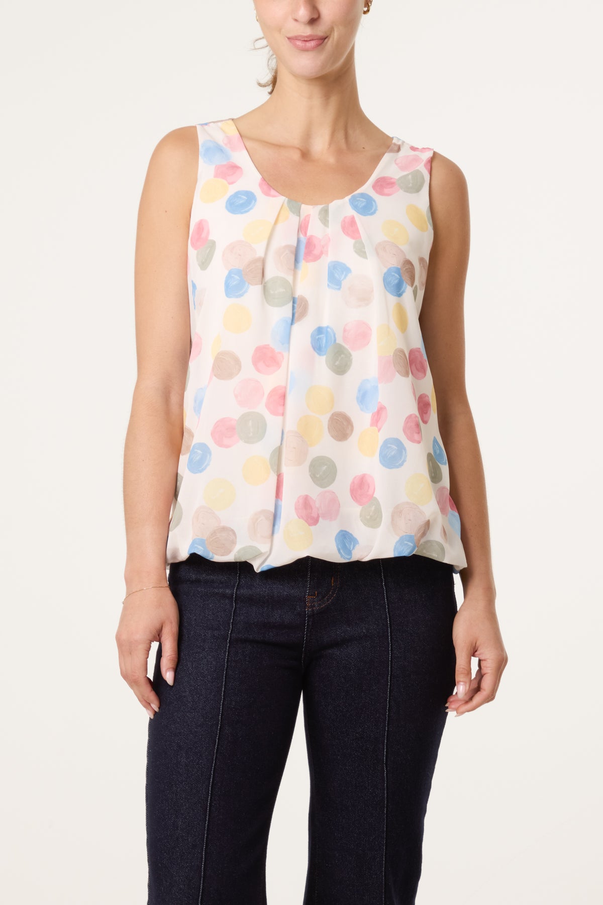 Polka Dot Watercolour Vest