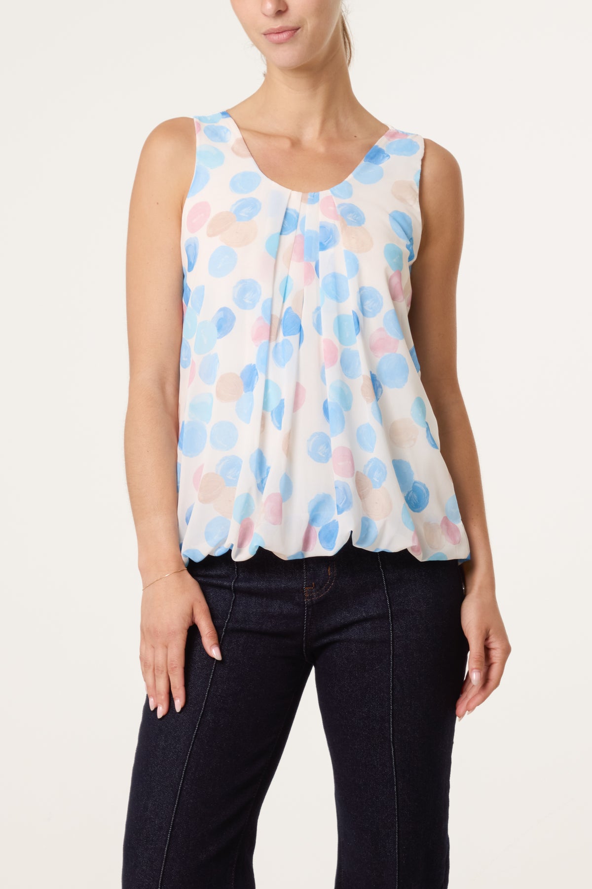 Polka Dot Watercolour Vest