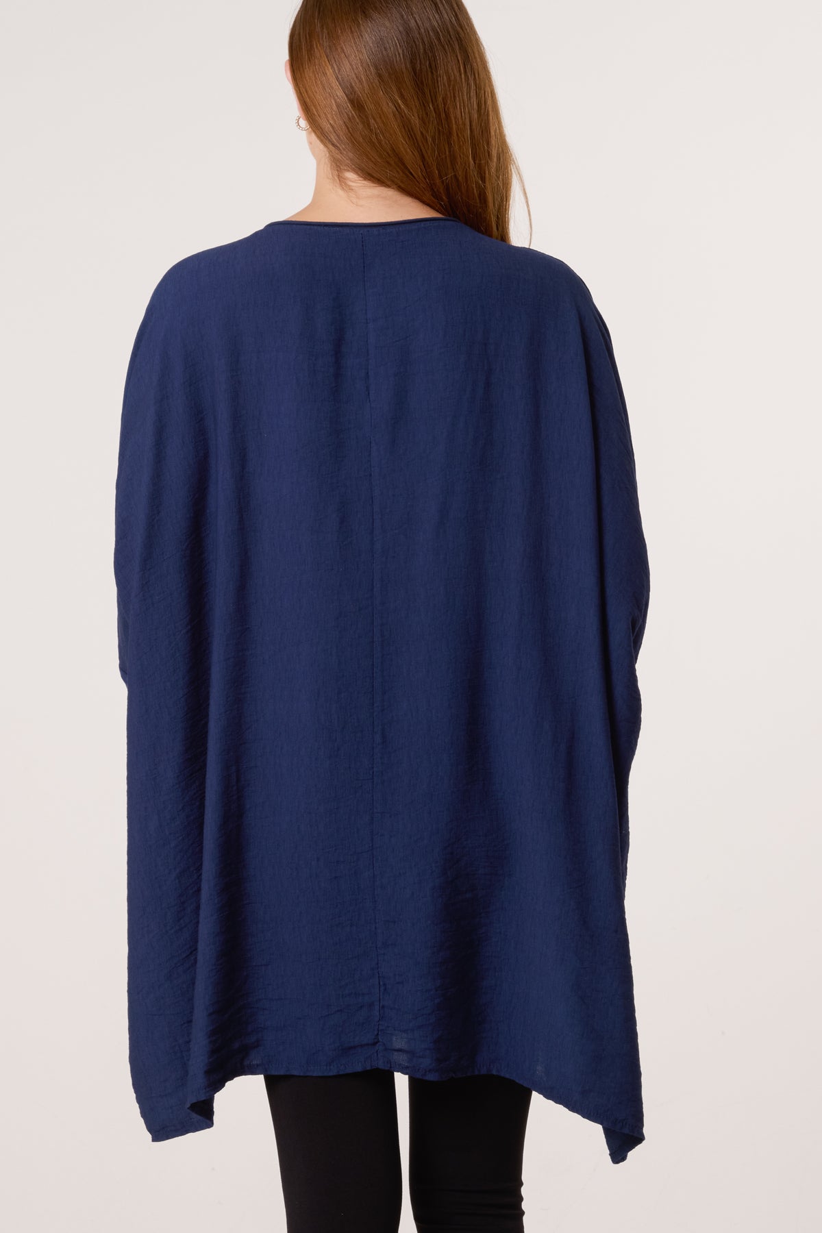 Foil 'Amour' V-Neck Long Sleeve Top