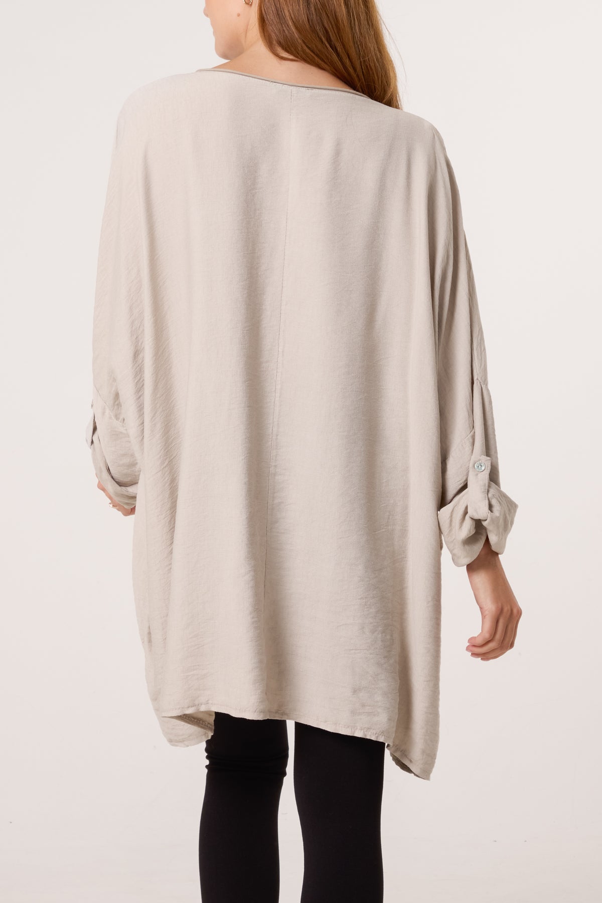 Foil 'Amour' V-Neck Long Sleeve Top