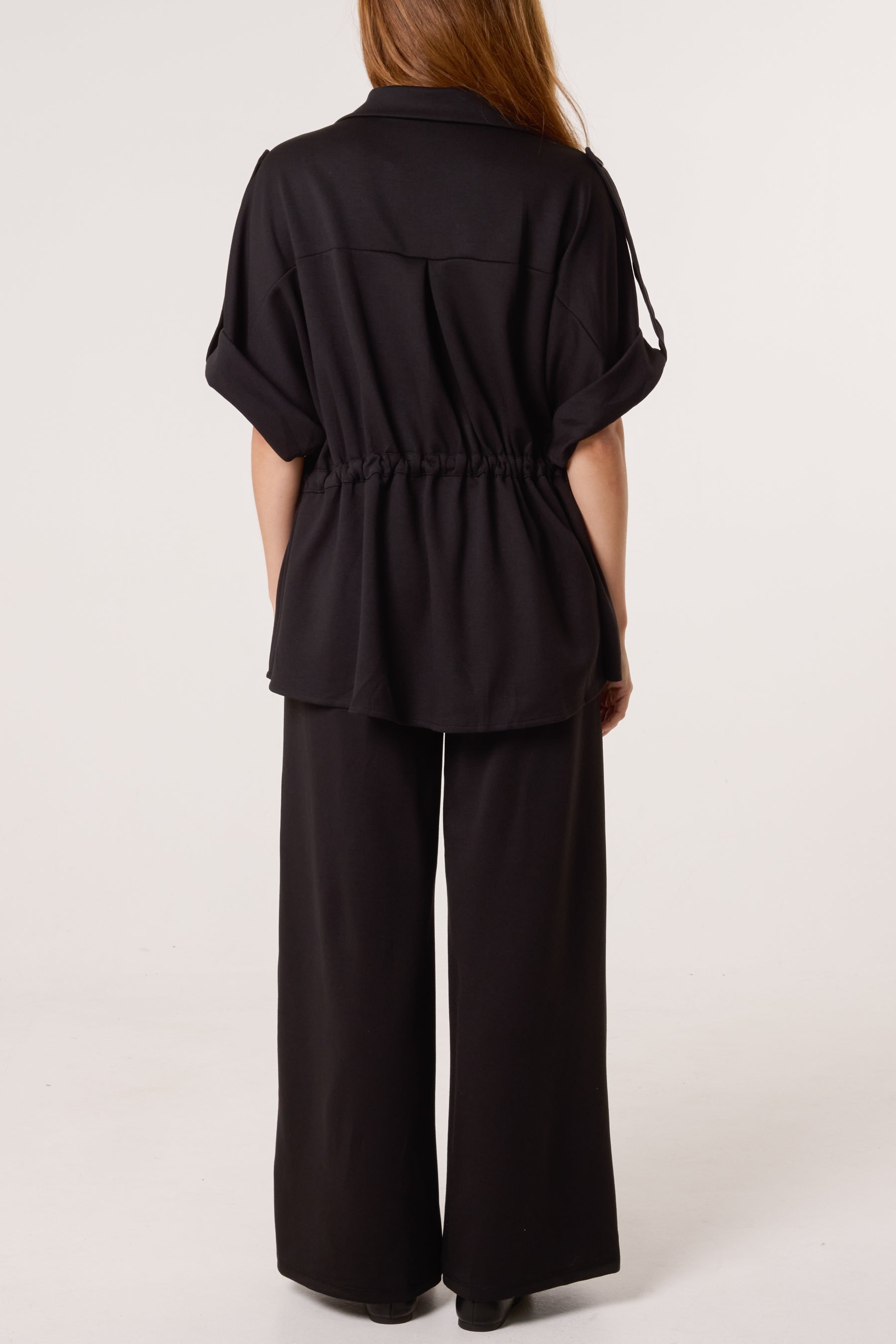 Jersey Safari Shirt & Trousers Set