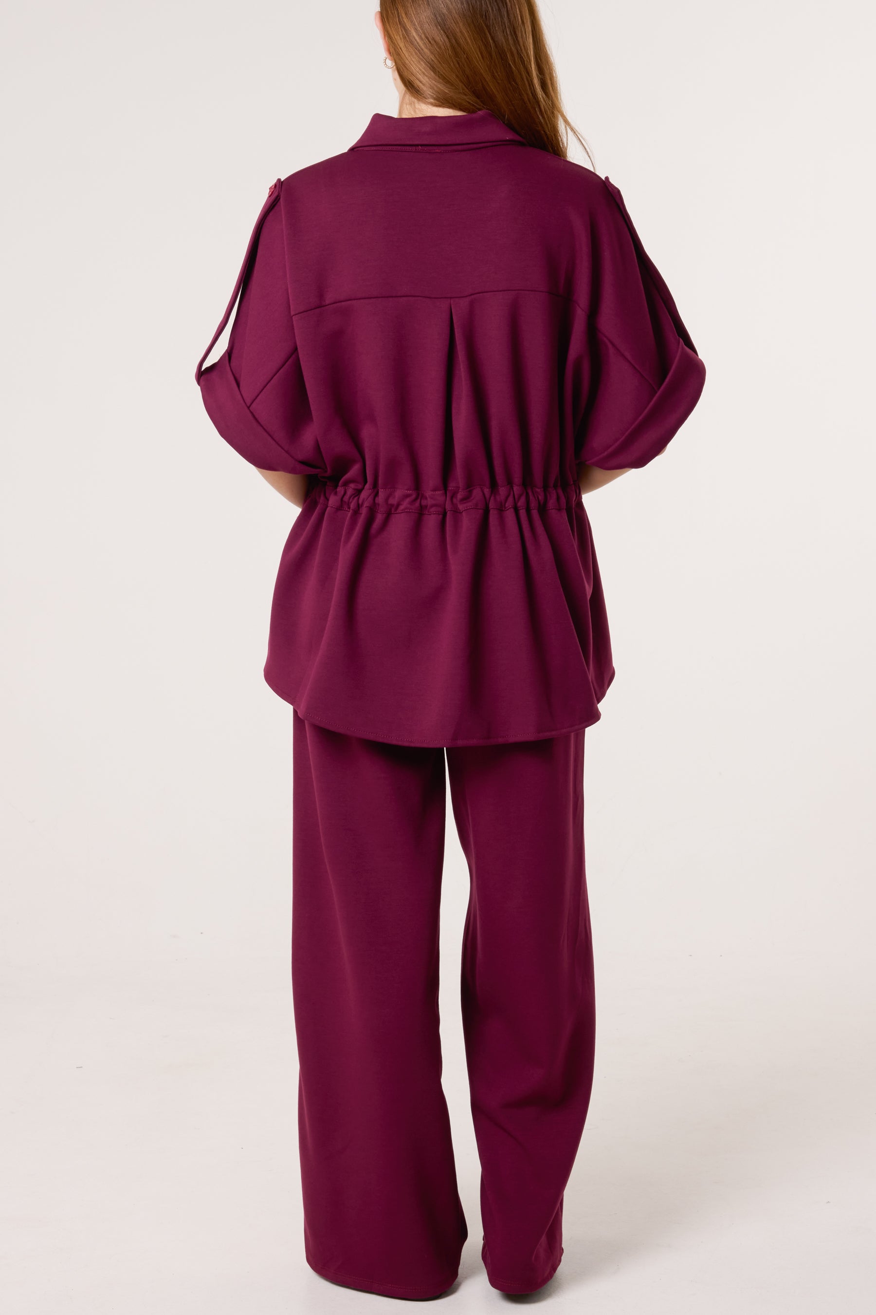 Jersey Safari Shirt & Trousers Set