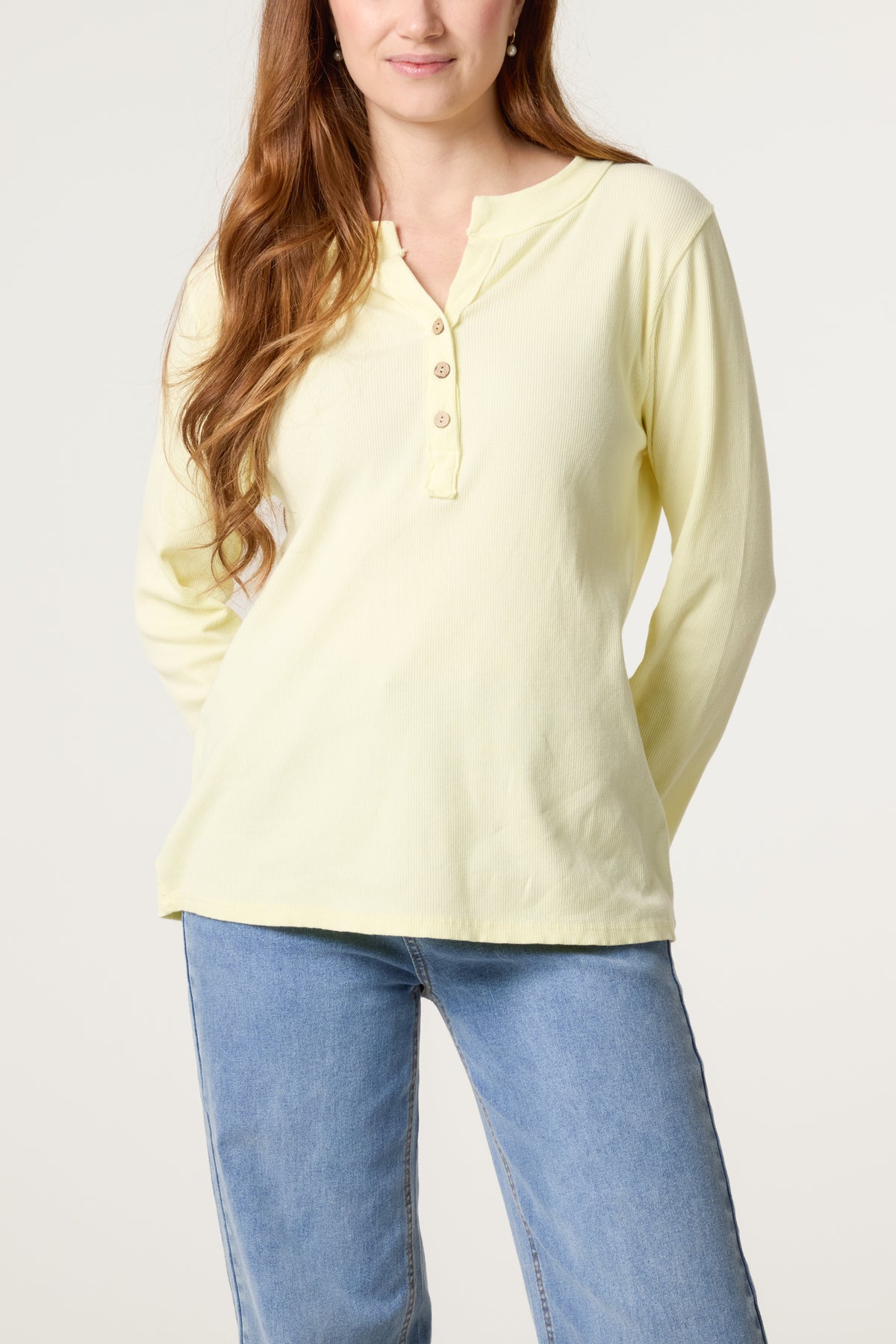 Smiley Face Back Long Sleeve Top