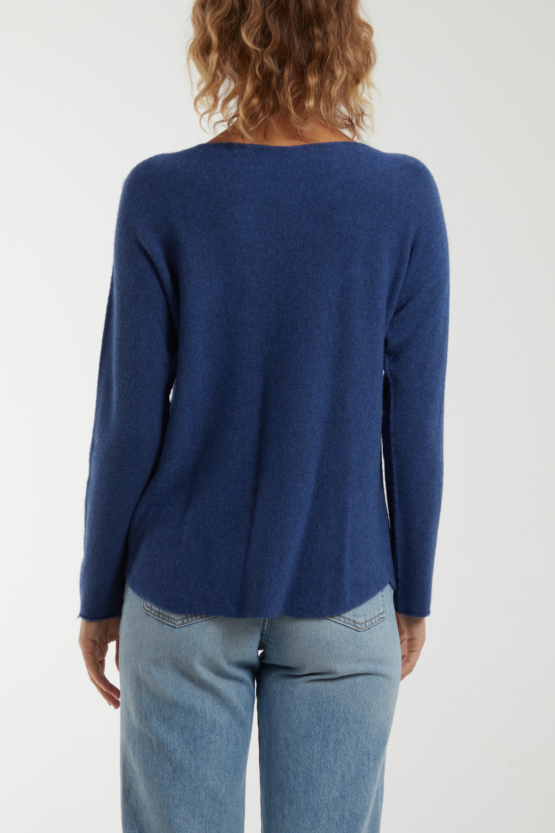 Round Neck Fine Knit Jumper