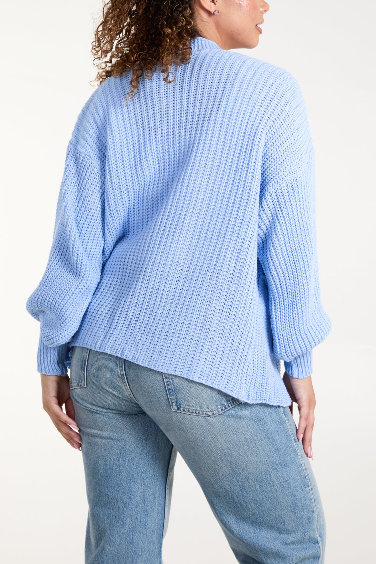 Edge To Edge Knitted Short Cardigan