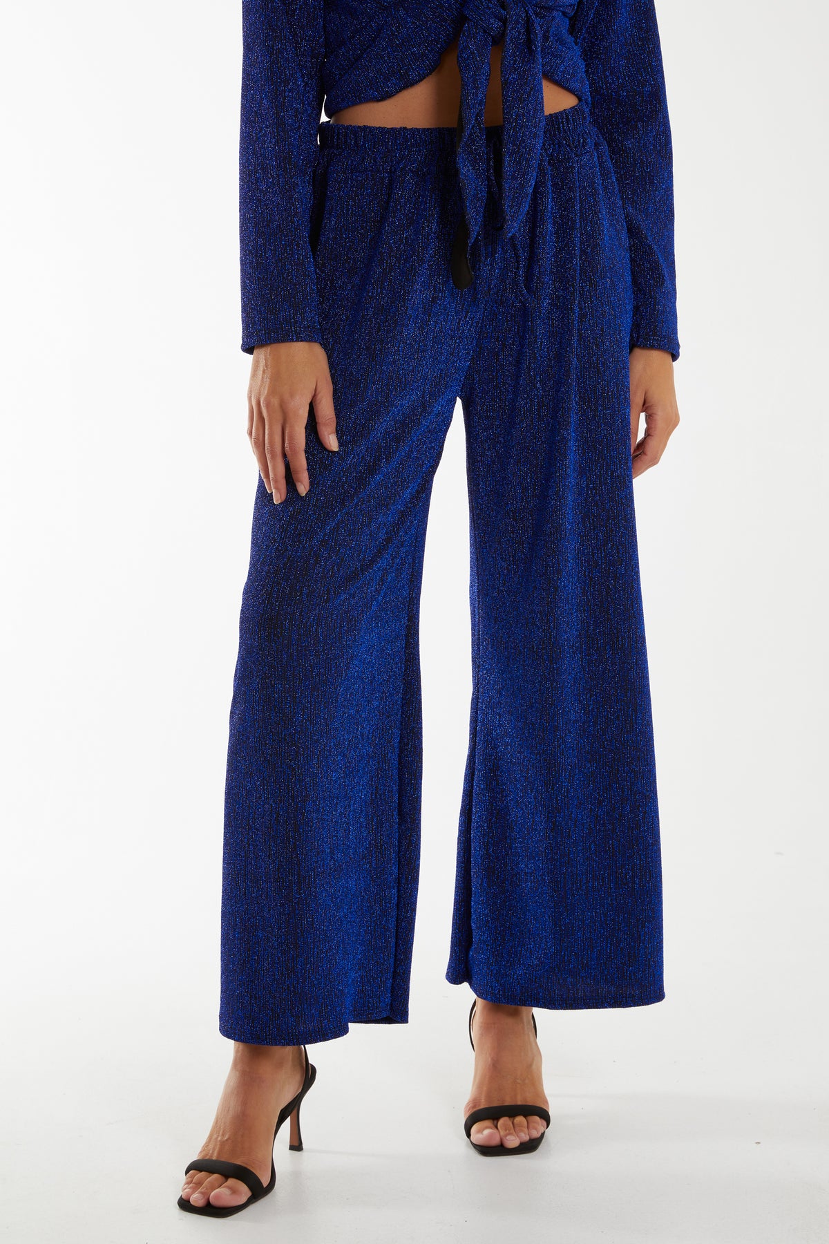 Shimmer Wide Leg Trousers