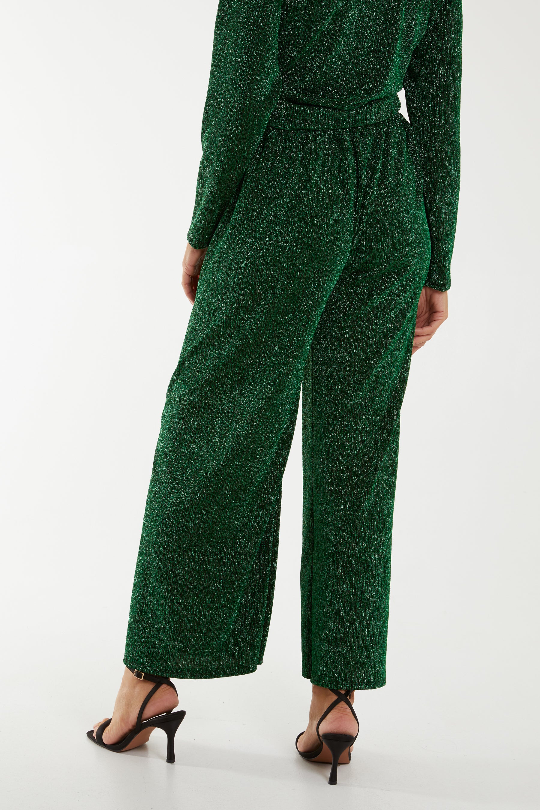 Shimmer Wide Leg Trousers