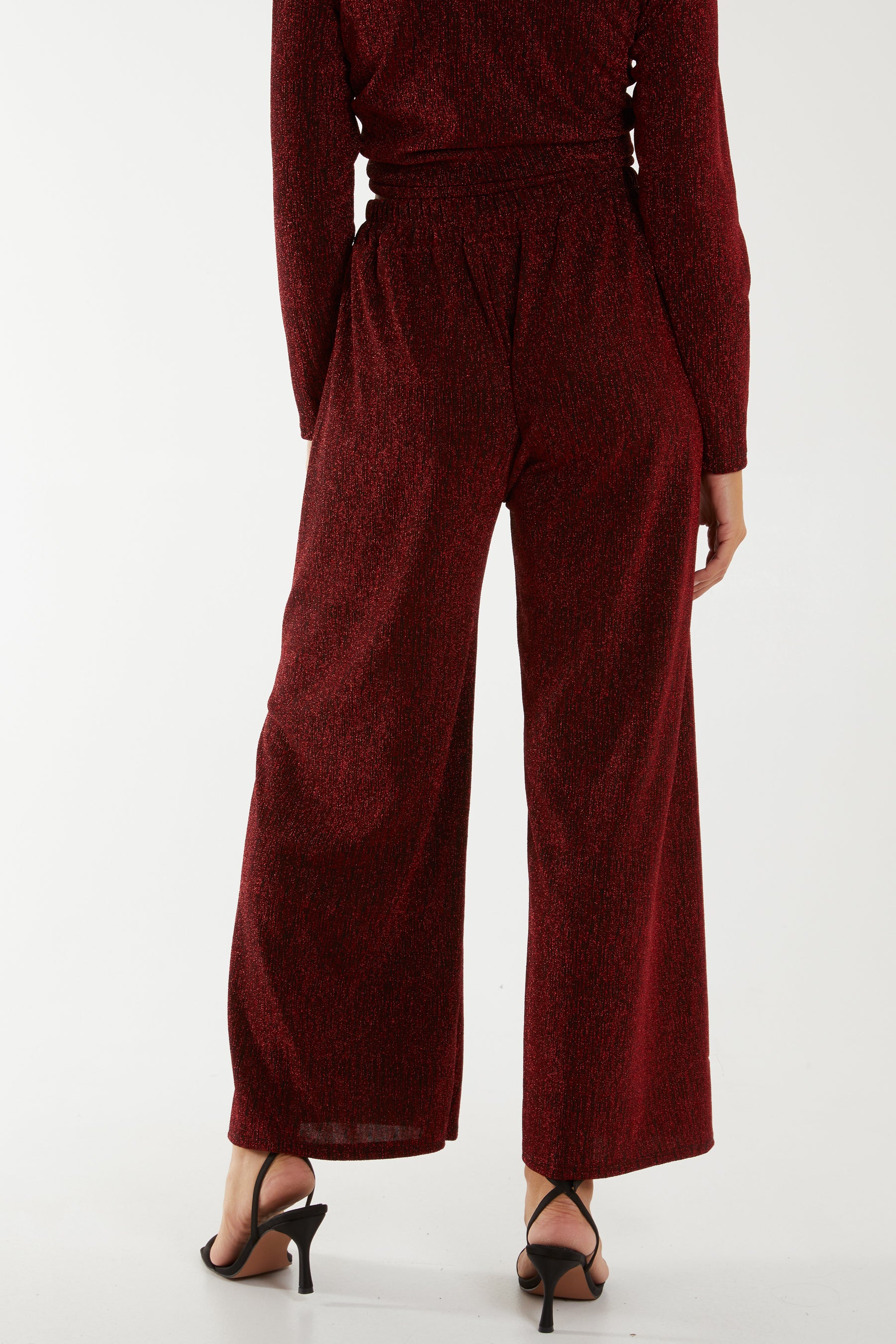 Shimmer Wide Leg Trousers