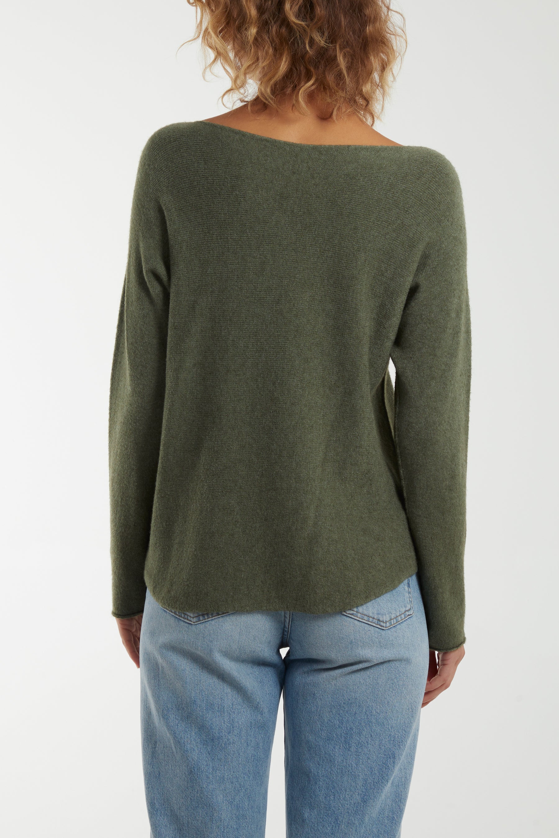 Round Neck Fine Knit Jumper