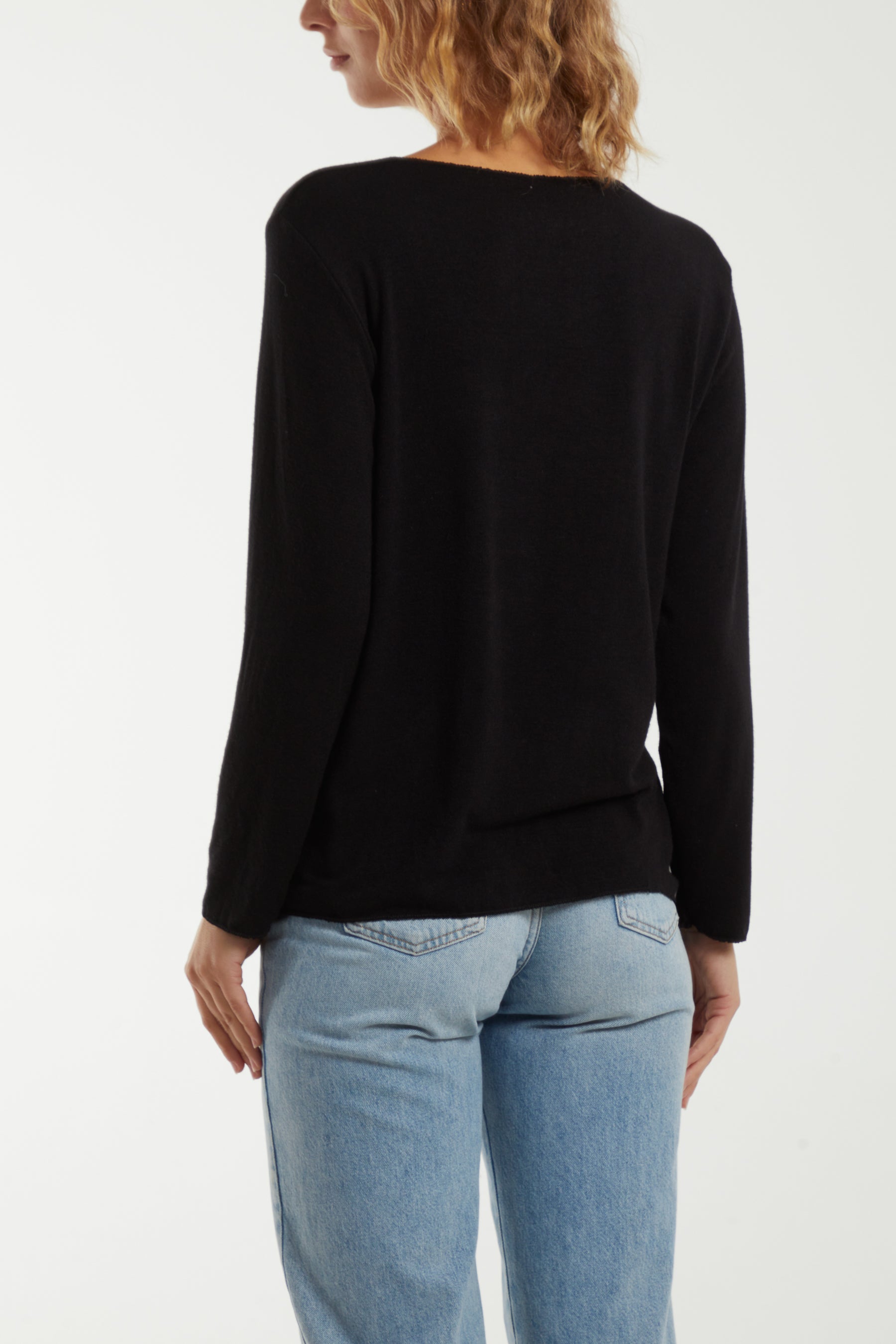 Diamante Star Long Sleeve Jumper
