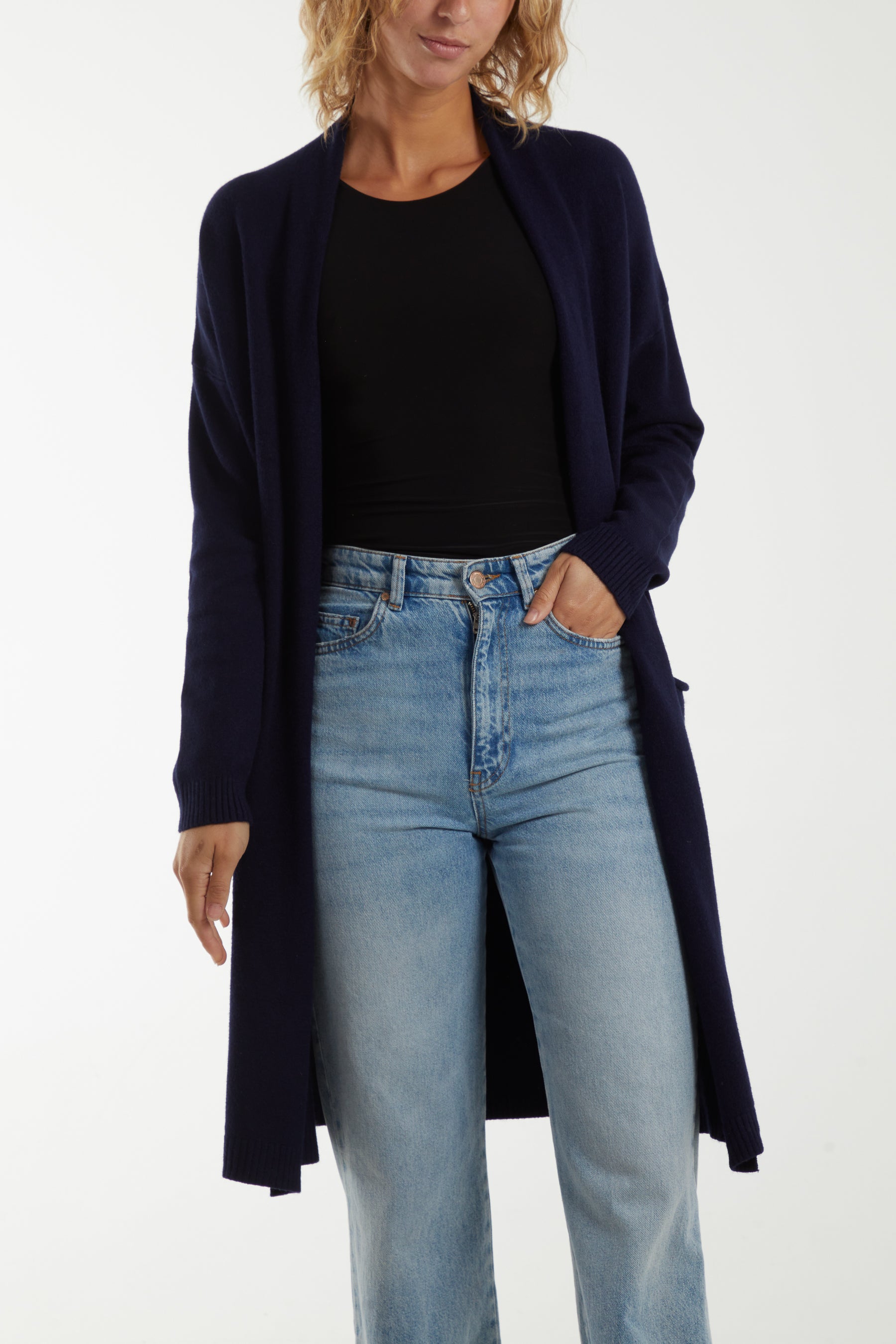Starred Back Long Cardigan