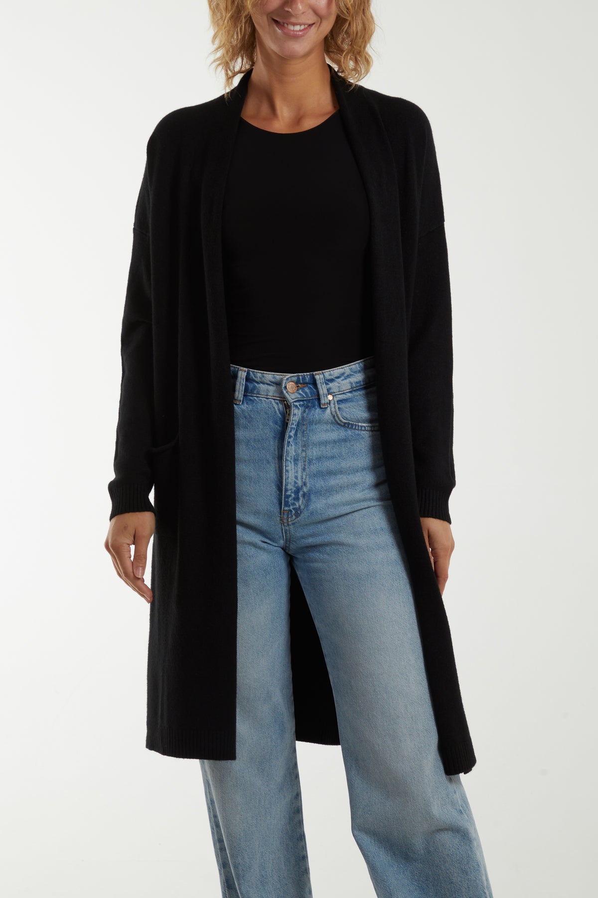 Starred Back Long Cardigan