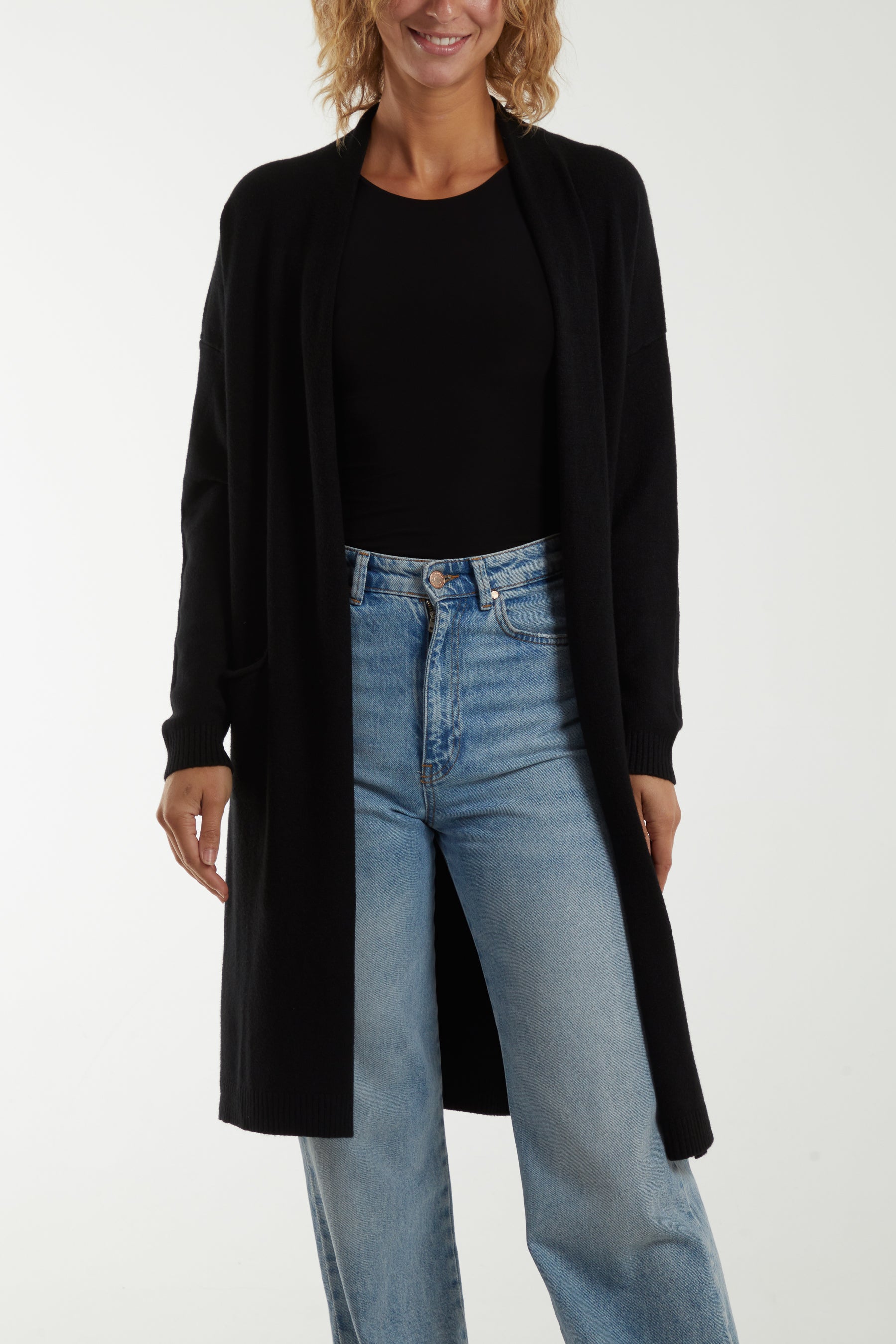 Starred Back Long Cardigan